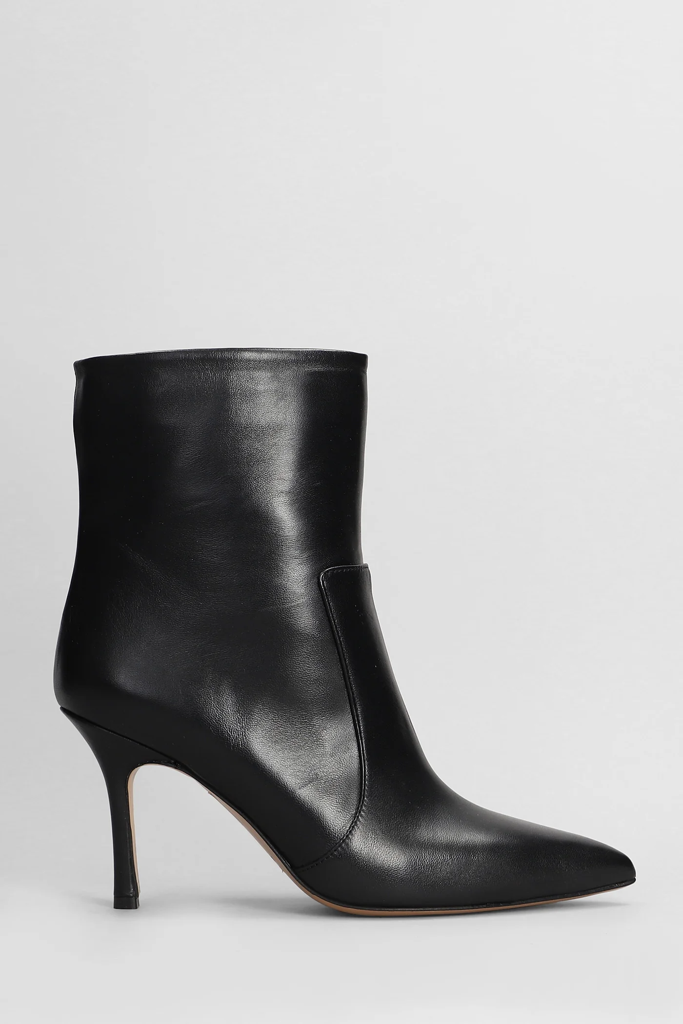 texan Ankle boots in black leather