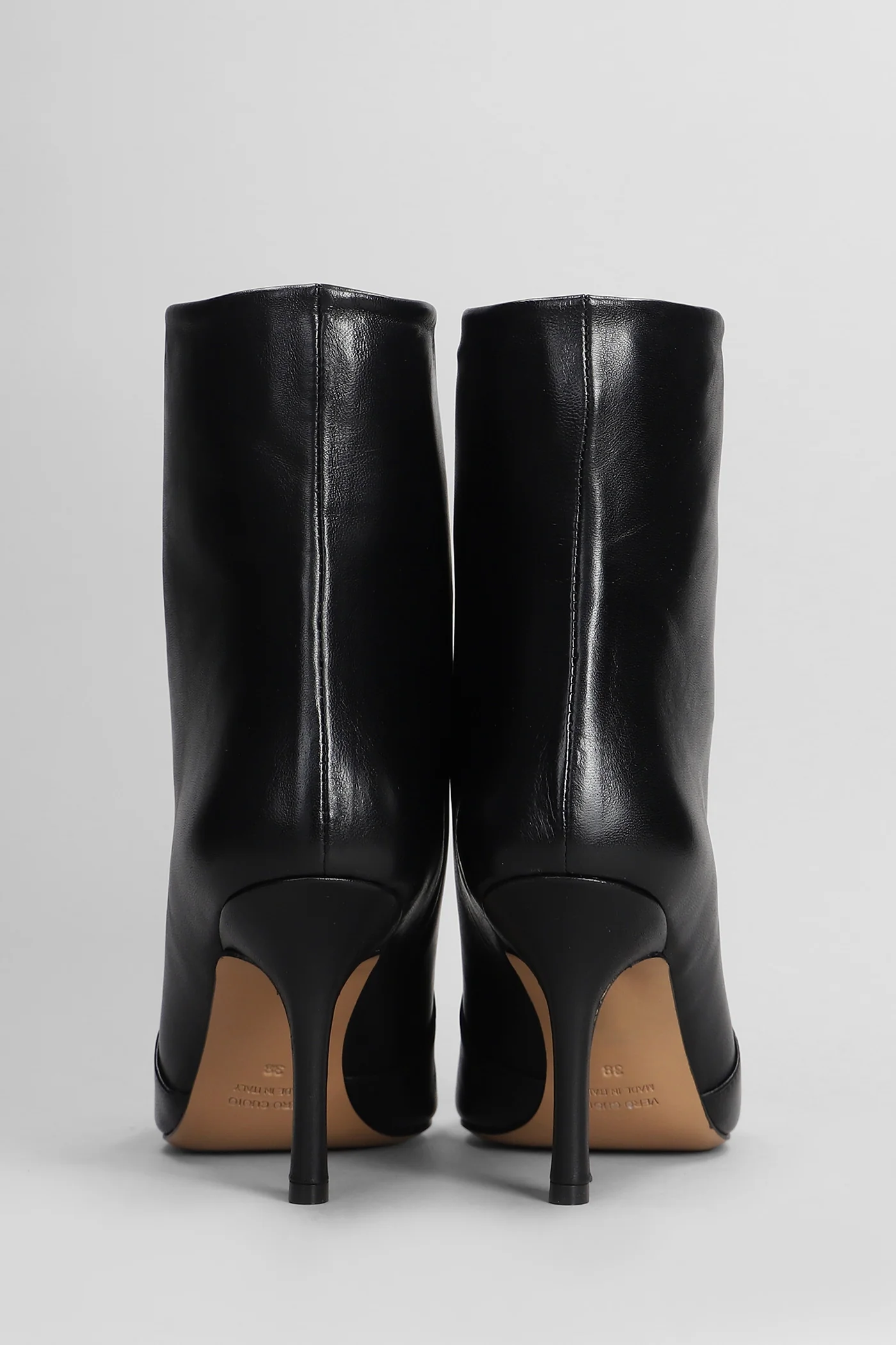 texan Ankle boots in black leather - Image 4