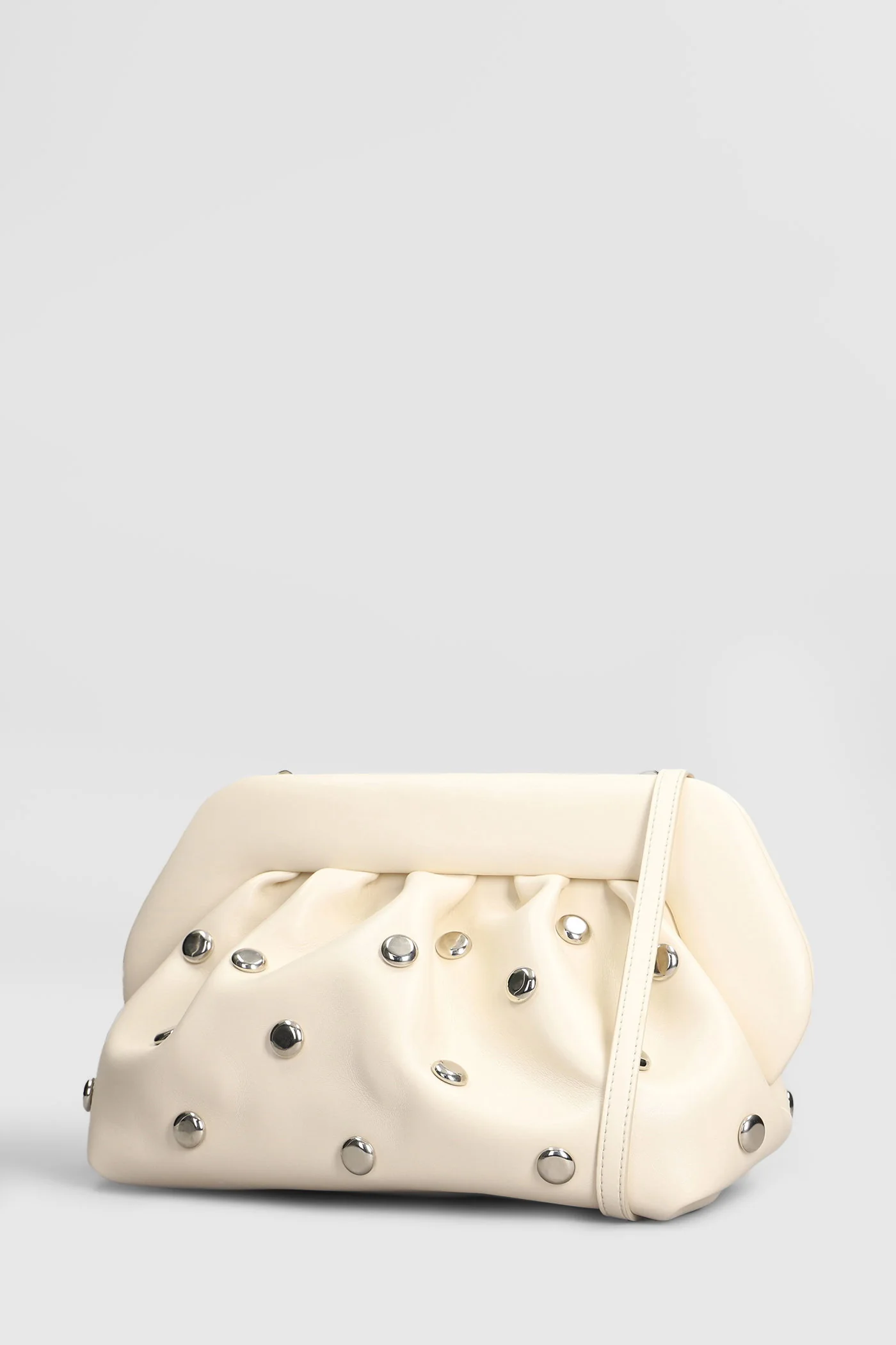 Bios Beads Clutch in beige faux leather - Image 2