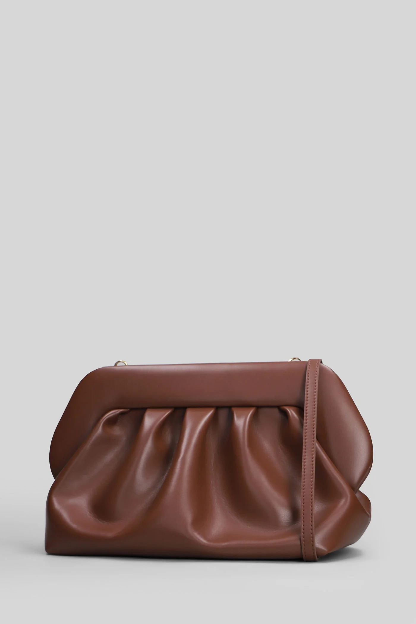 Bios Clutch in brown faux leather - Image 2