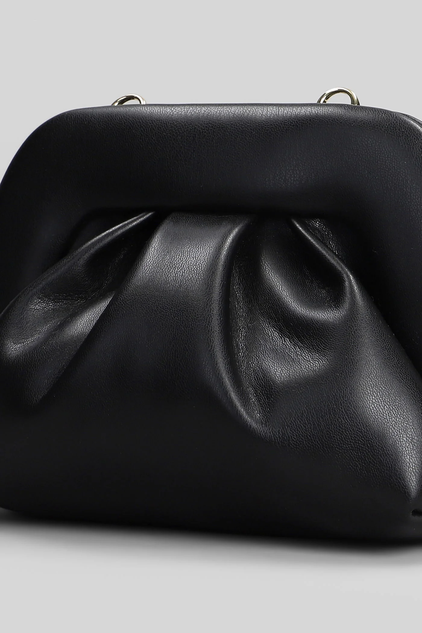 Bios Small Clutch in black faux leather - Image 4