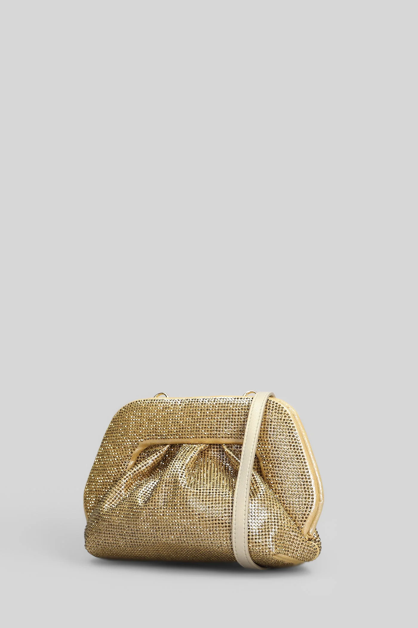 Gea Strass Clutch in gold faux leather - Image 2