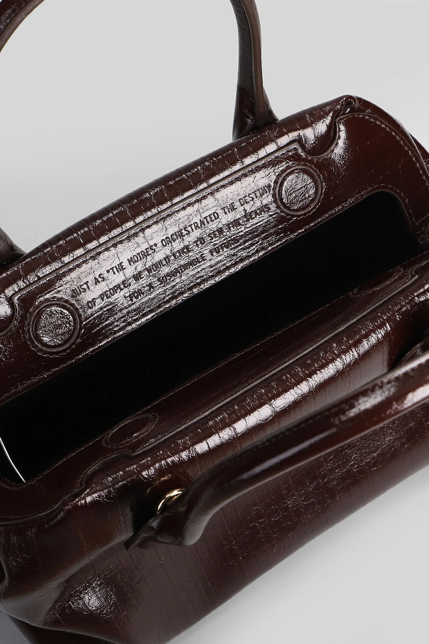 Tallia Trank Small Shoulder bag in brown faux leather - Image 4