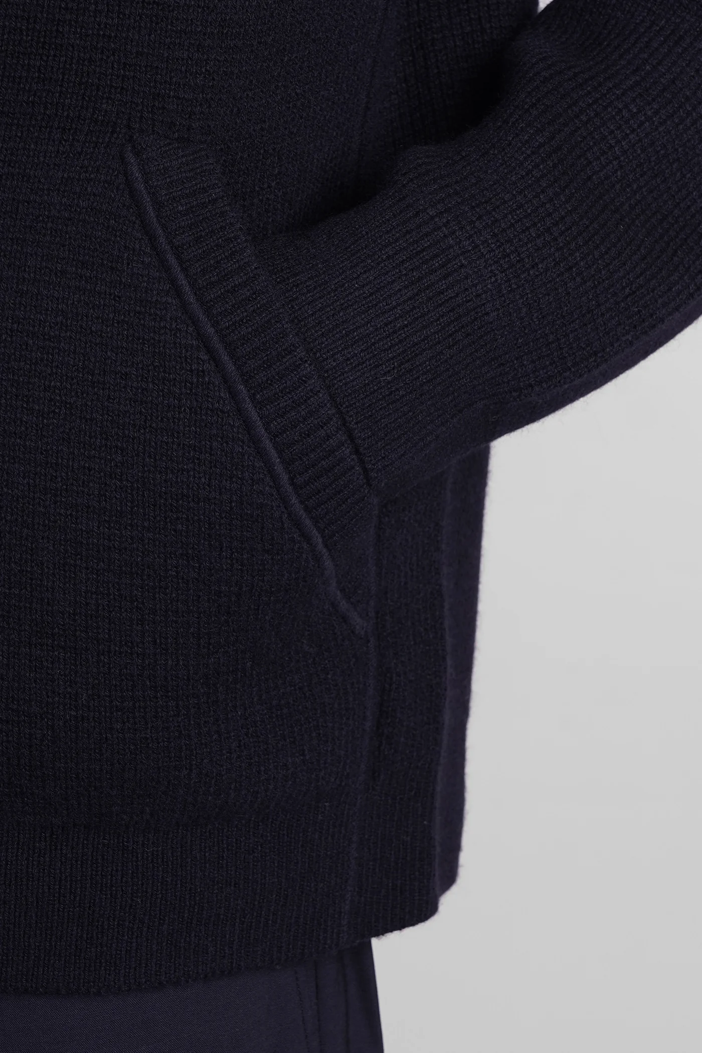 Casual jacket in blue cashmere - Image 65