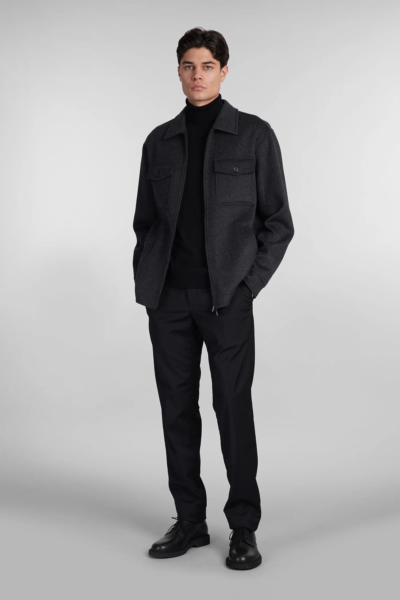 Knitwear in black wool - Image 2