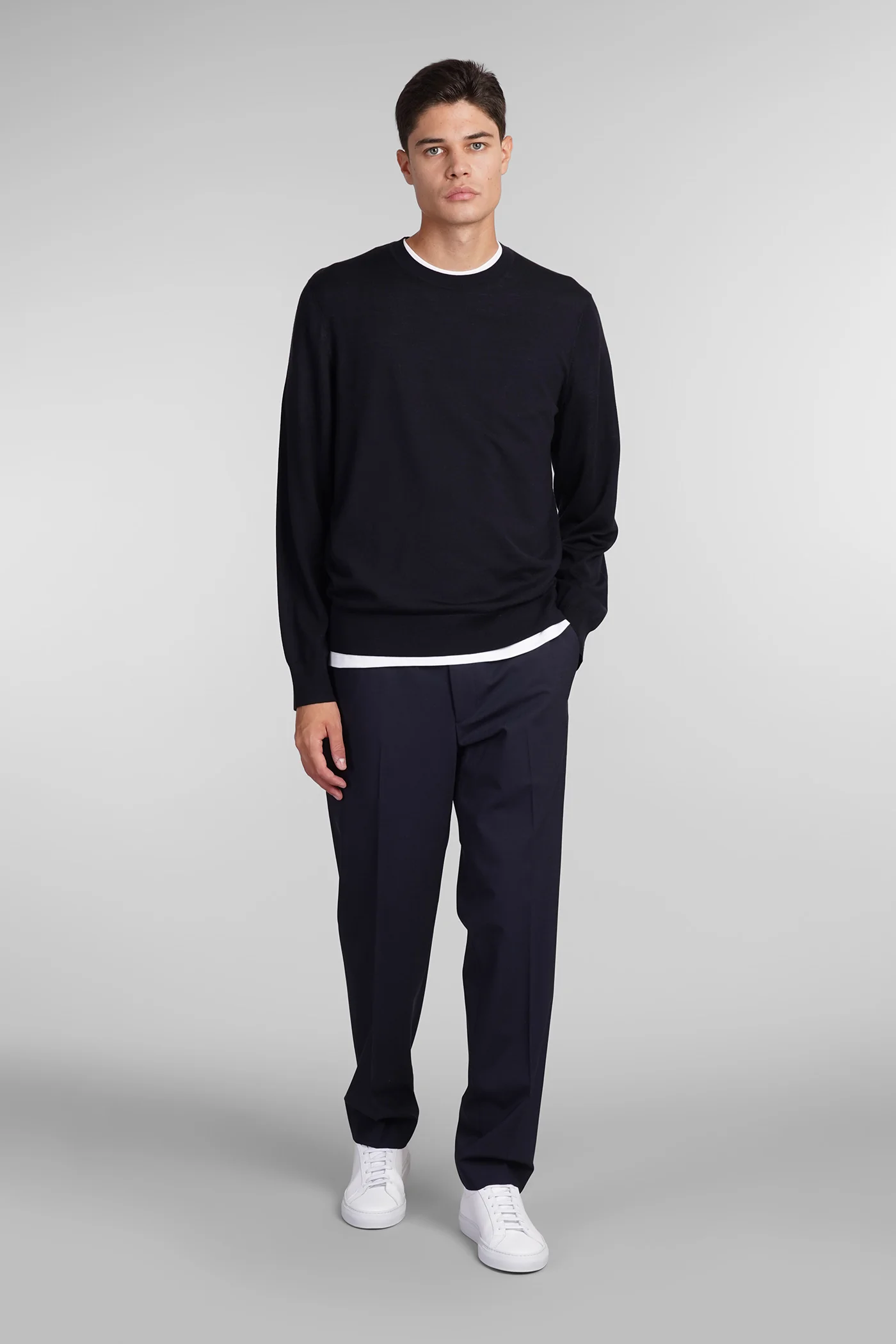 Knitwear in blue wool - Image 2