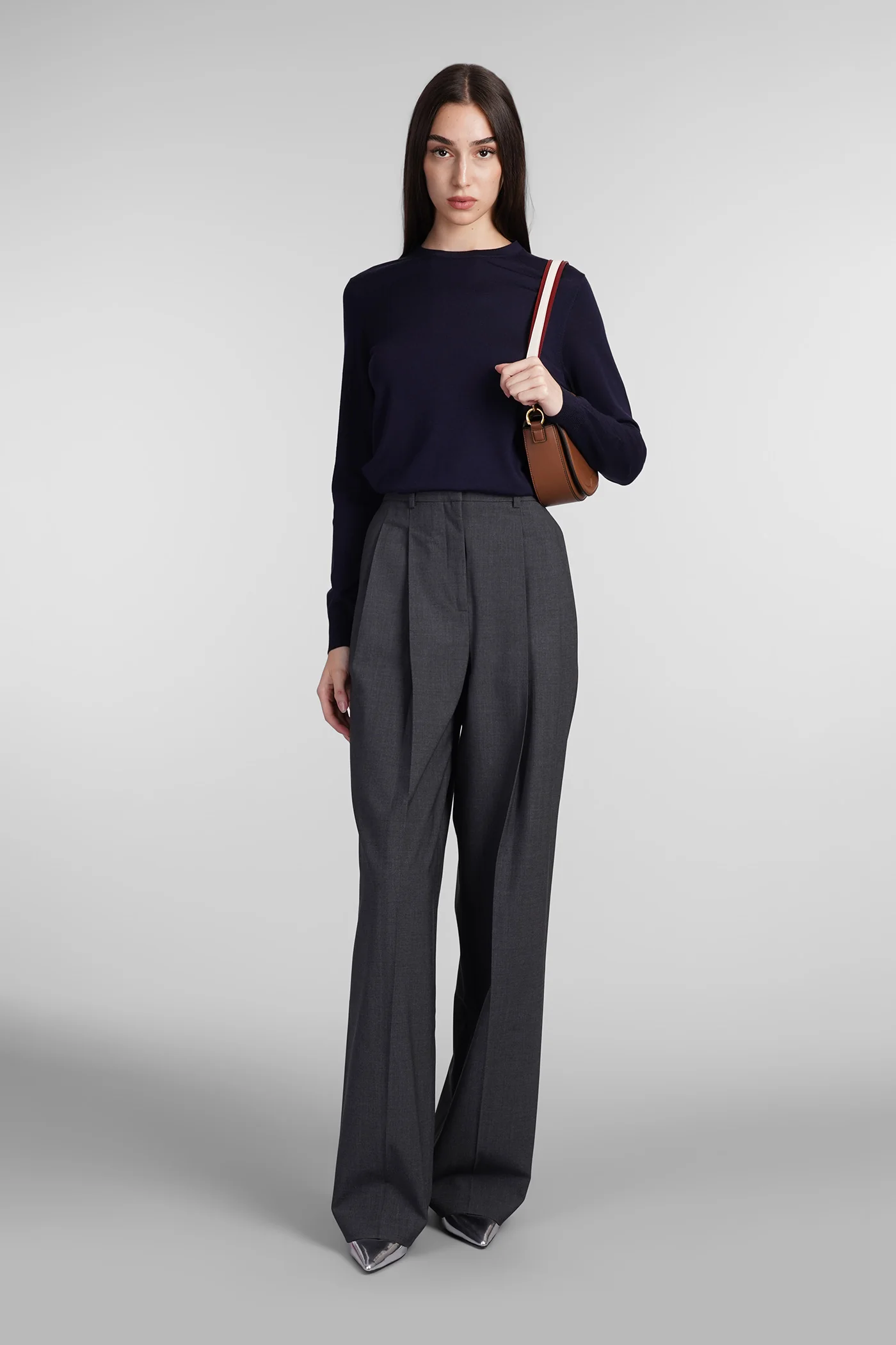Knitwear in blue wool - Image 2