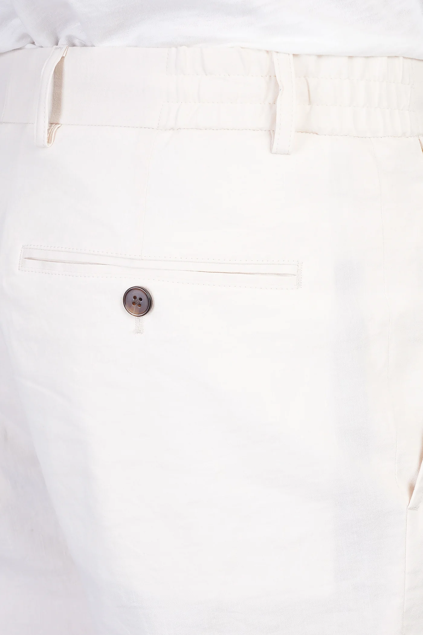 Pants in beige linen - Image 5