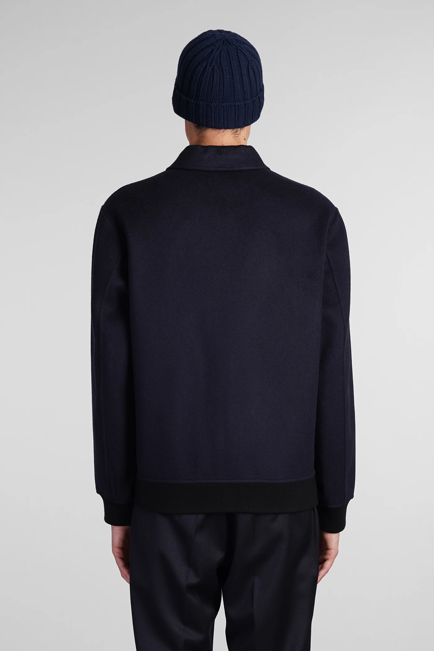 Sean df al new divid Casual jacket in blue wool - Image 3