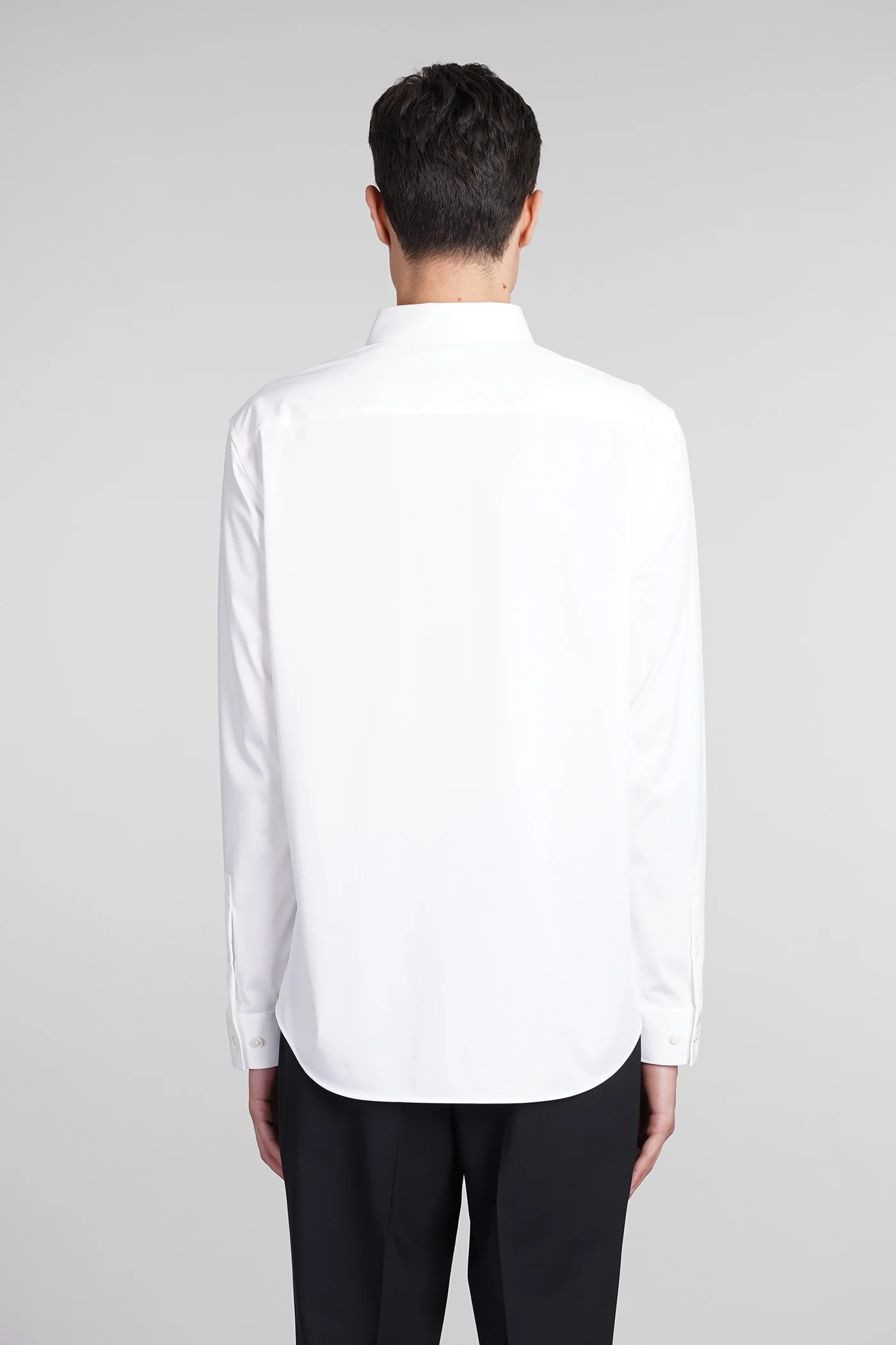Sylvain Shirt in white cotton - Image 3