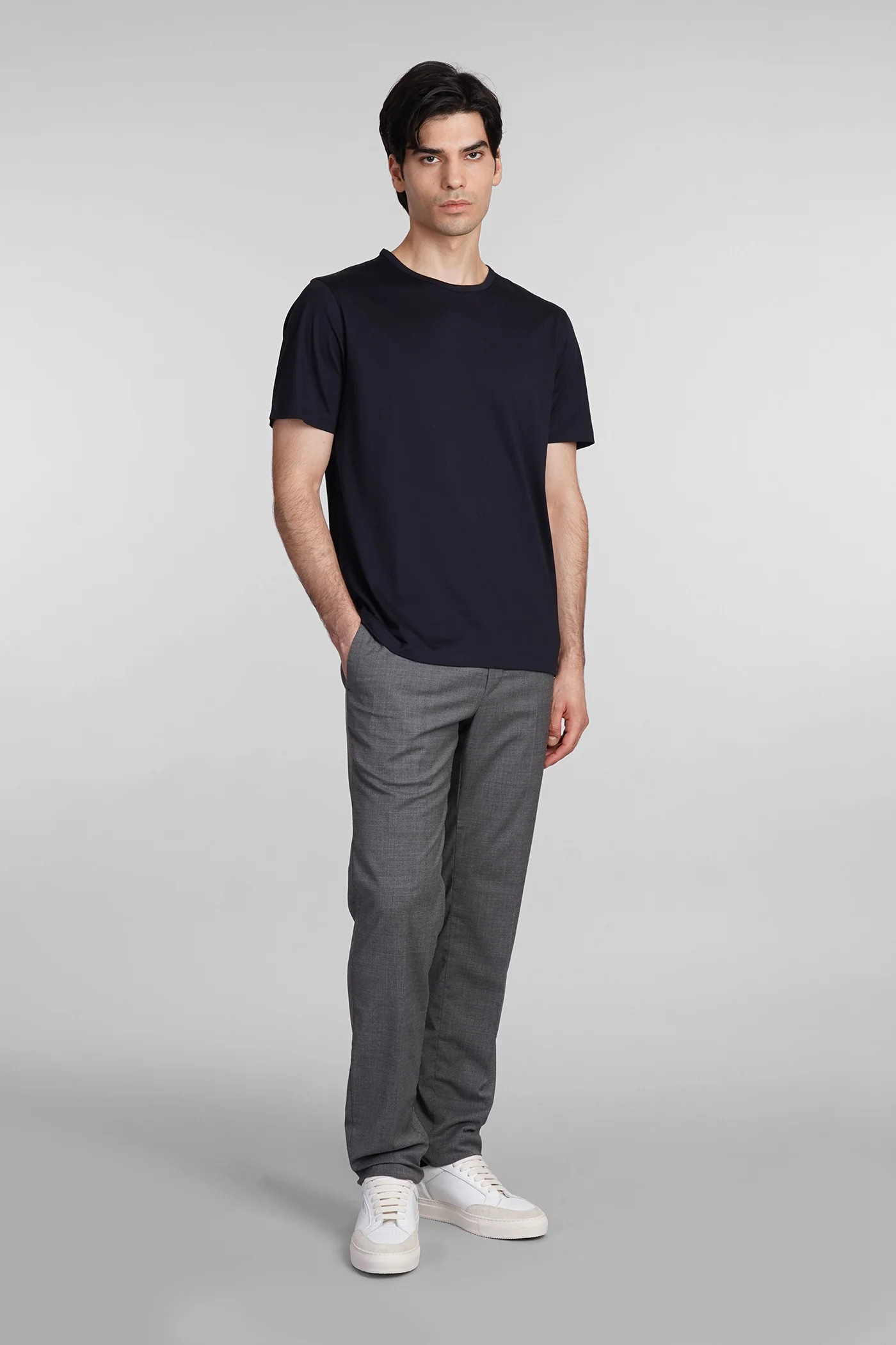 T-Shirt in blue cotton - Image 2