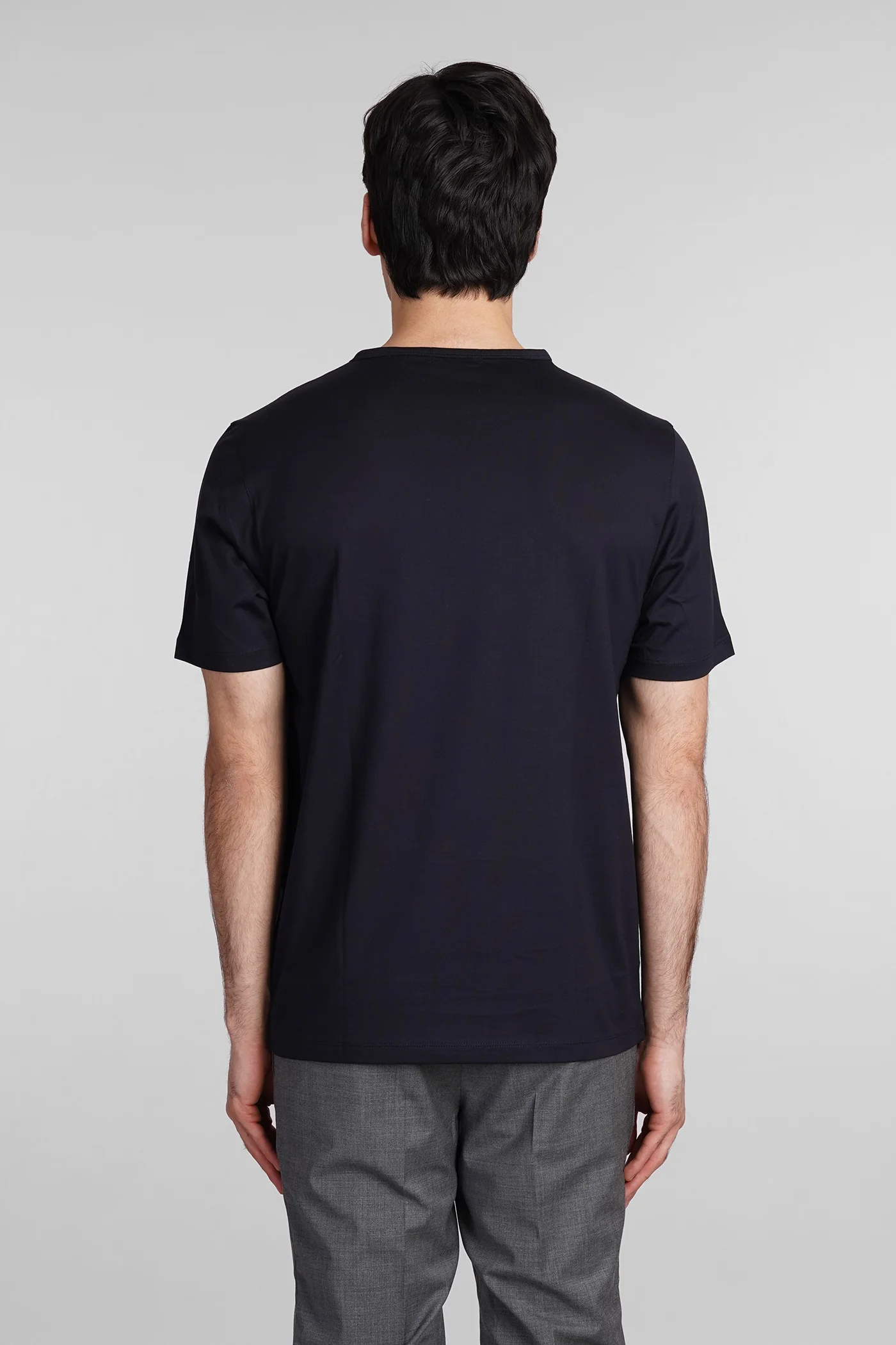 T-Shirt in blue cotton - Image 3