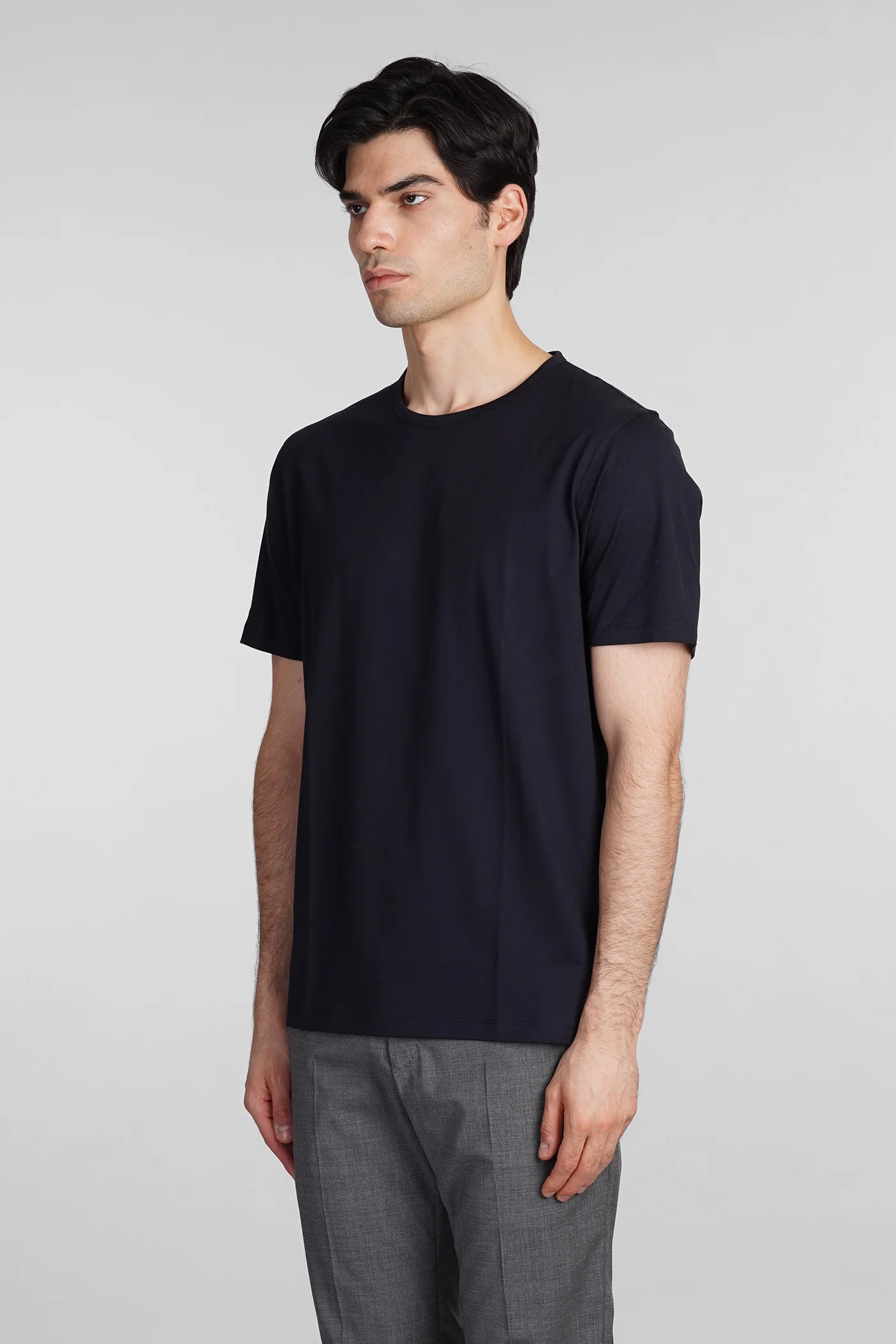 T-Shirt in blue cotton - Image 4