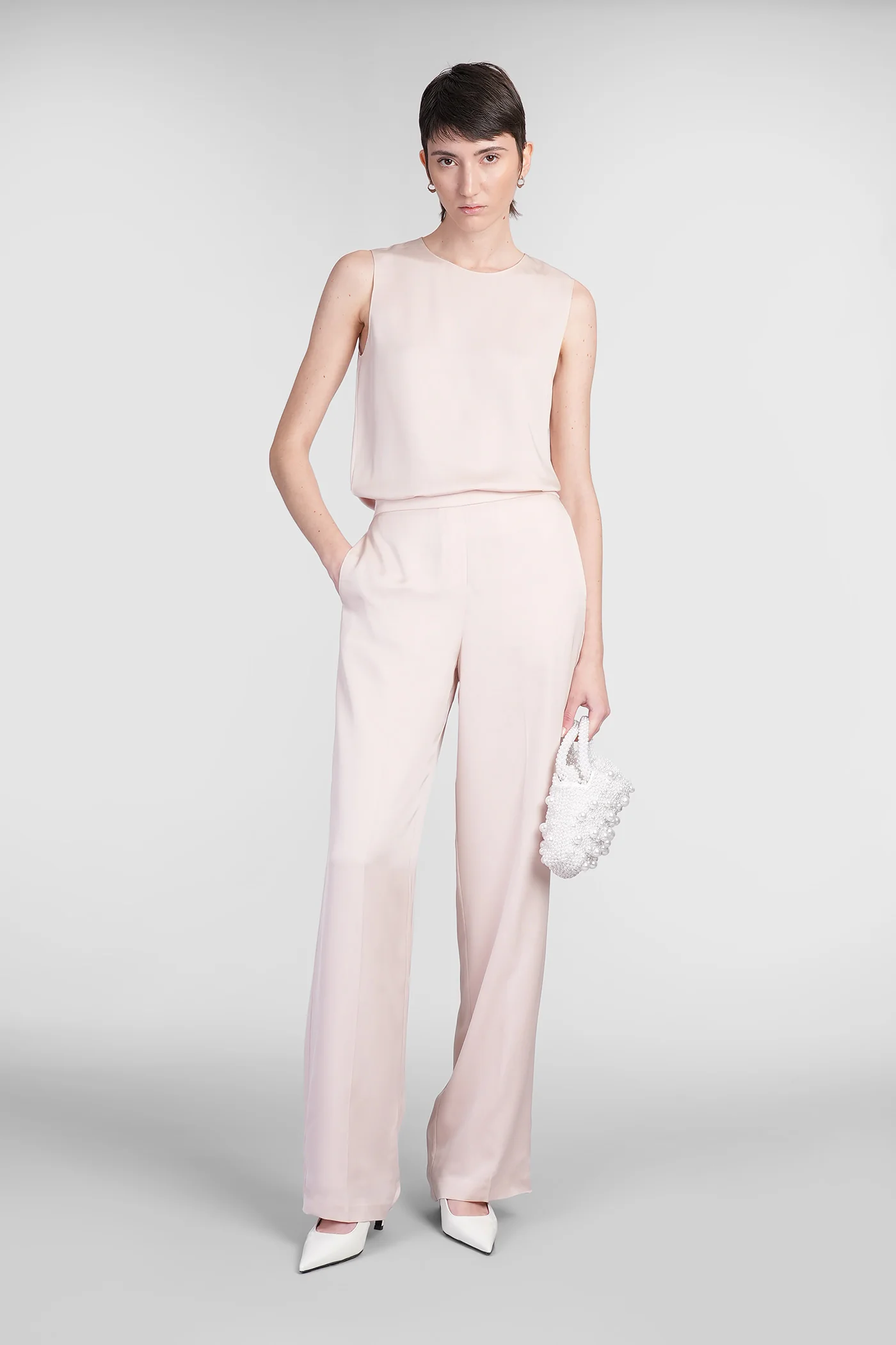 Topwear in rose-pink silk - Image 2