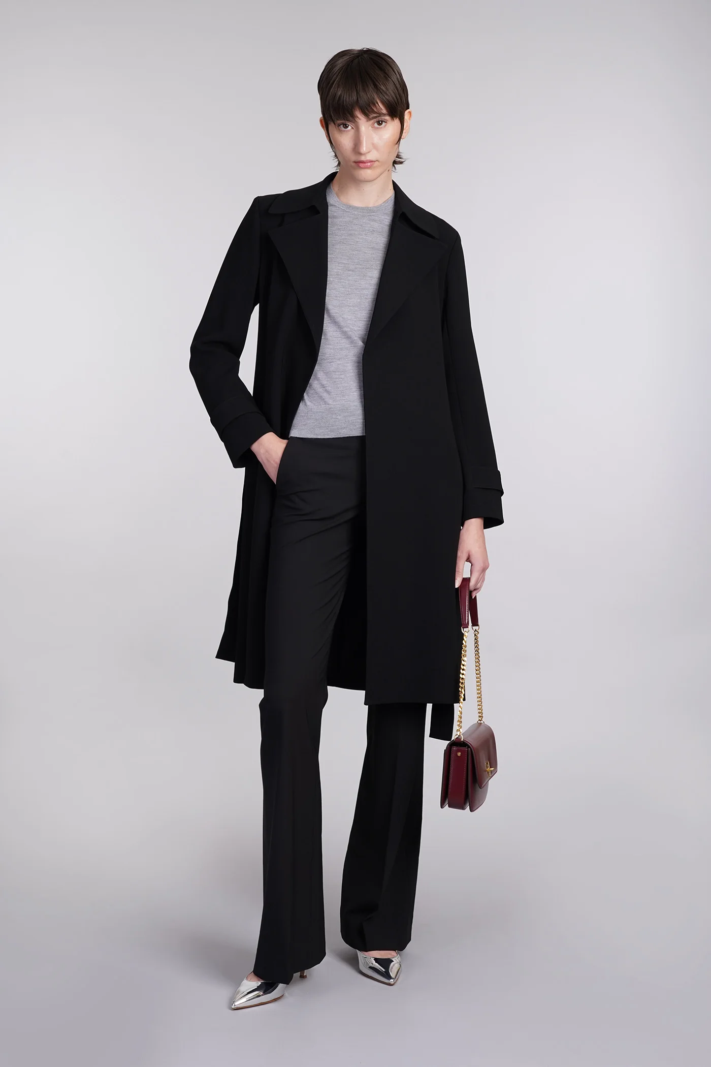 Trench in black Triacetate - Image 2