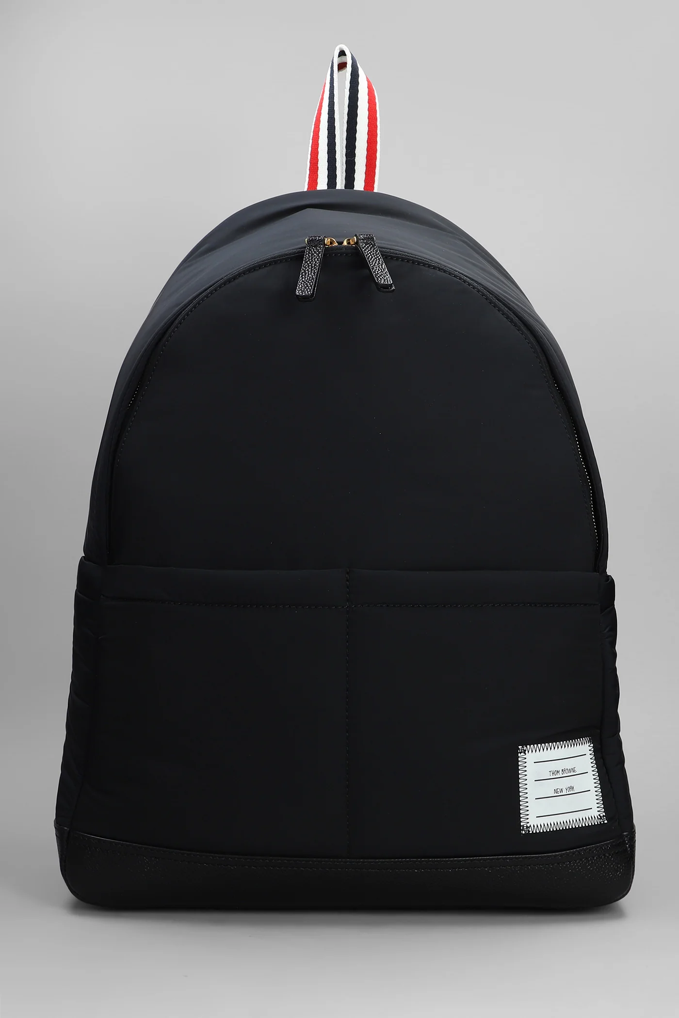 Backpack in black polyester