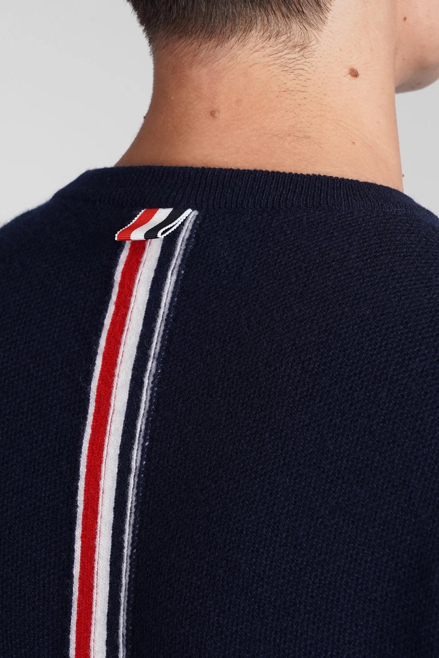 Knitwear in blue wool - Image 5