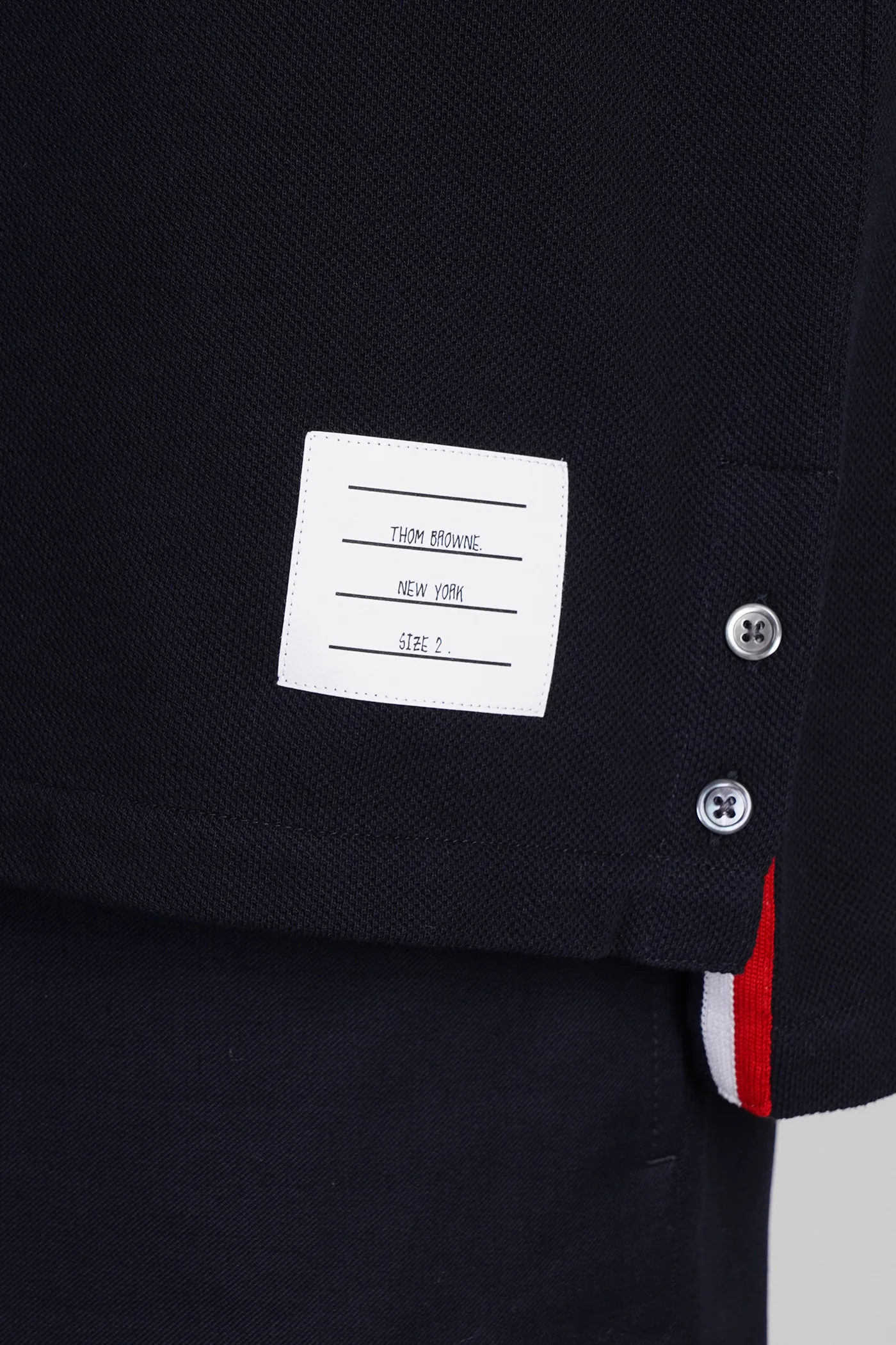 Polo in blue cotton - Image 5