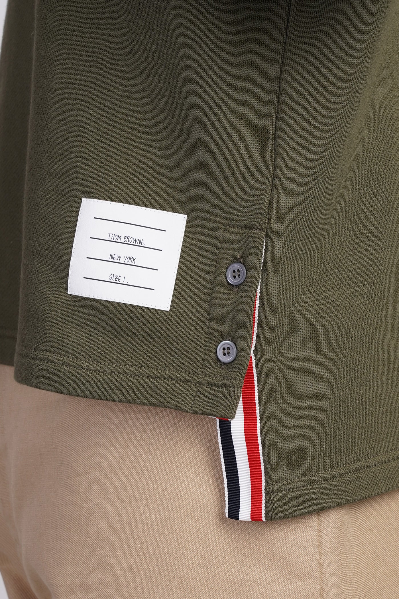 Sweatshirt in green cotton - Image 5