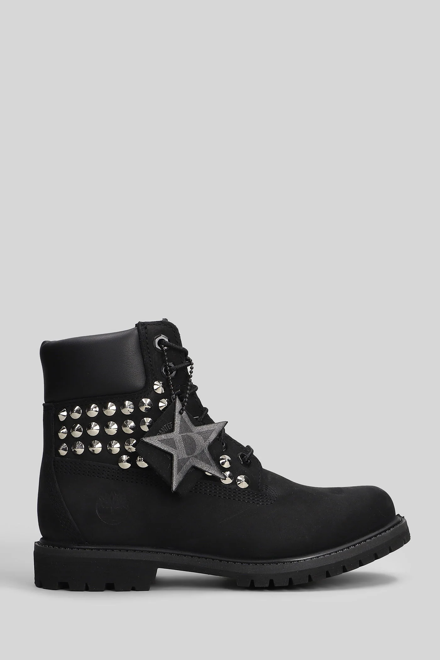 Premium 6 In Lace Combat boots in black nubuck