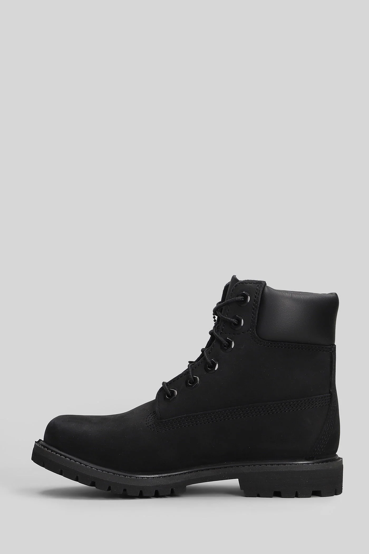 Premium 6 In Lace Combat boots in black nubuck - Image 3