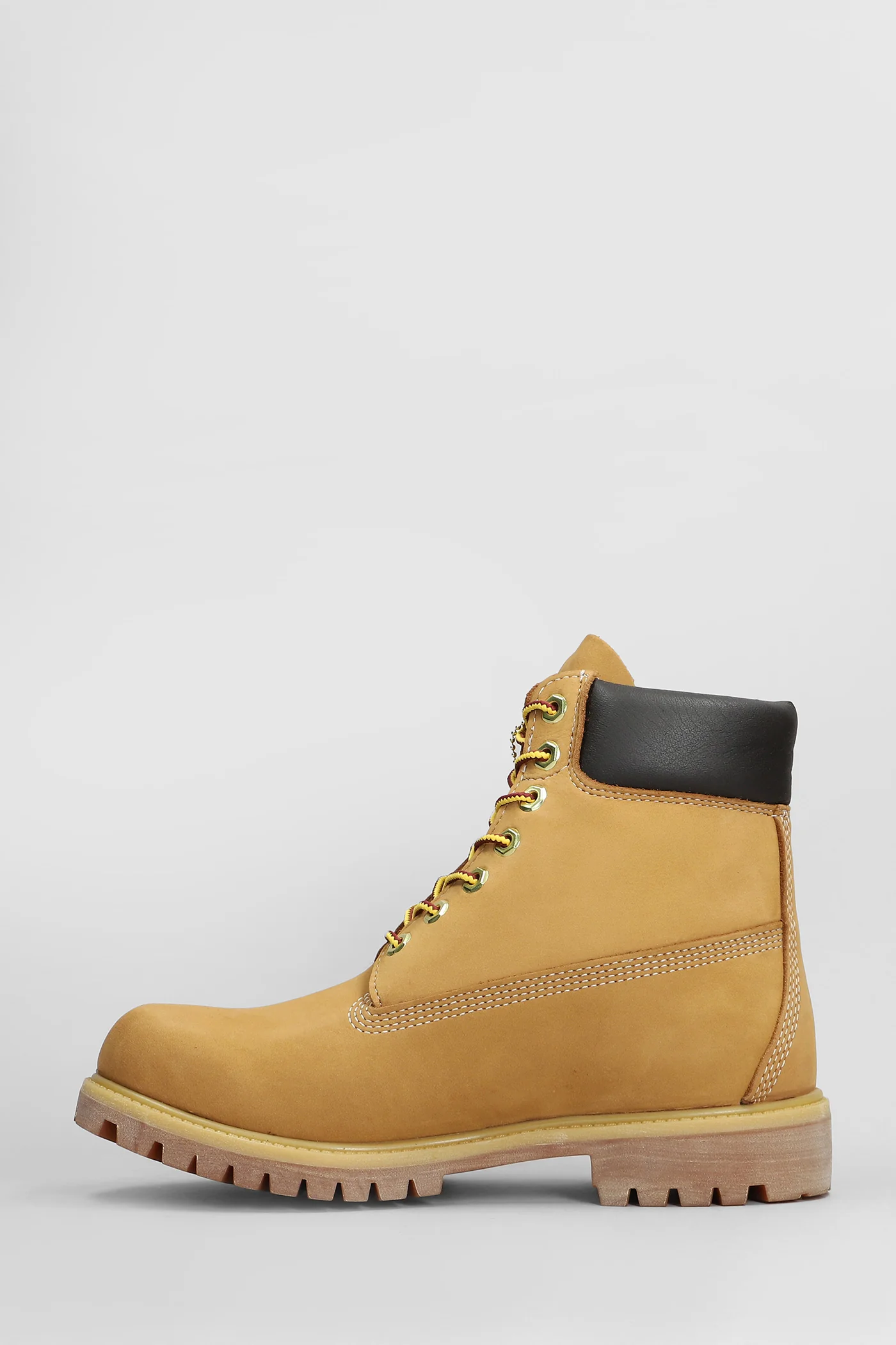 Premium 6 In Lace Combat boots in beige nubuck - Image 3