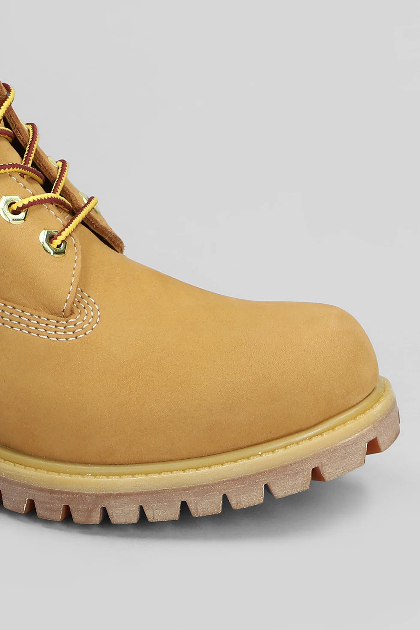 Premium 6 In Lace Combat boots in beige nubuck - Image 5