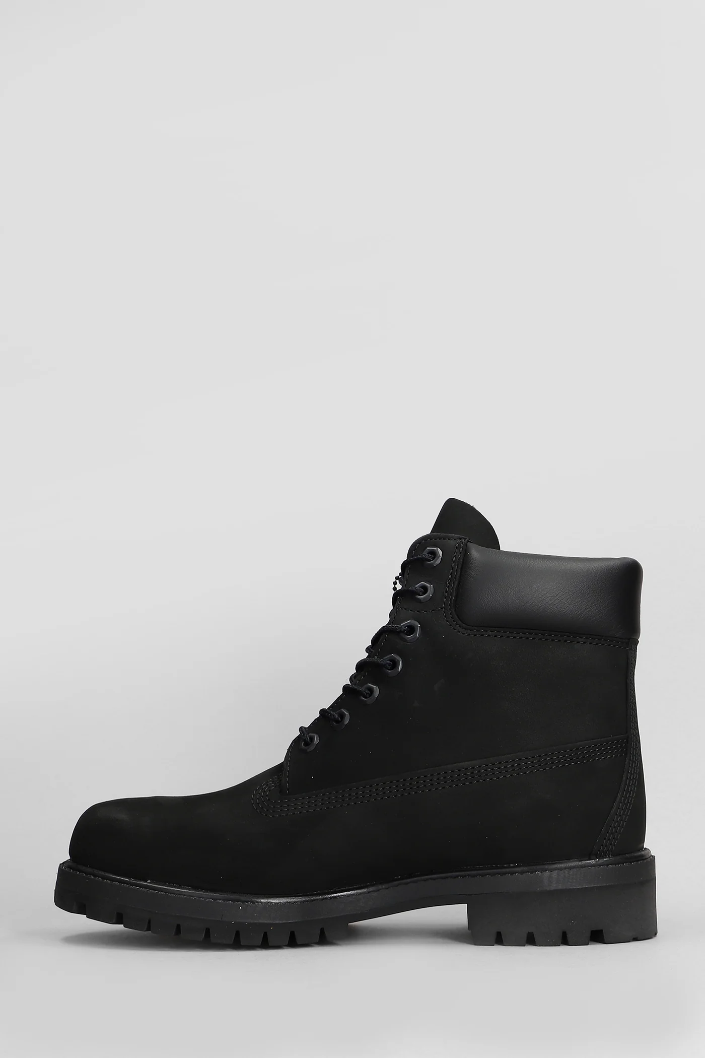 Premium 6 In Lace Combat boots in black nubuck - Image 3