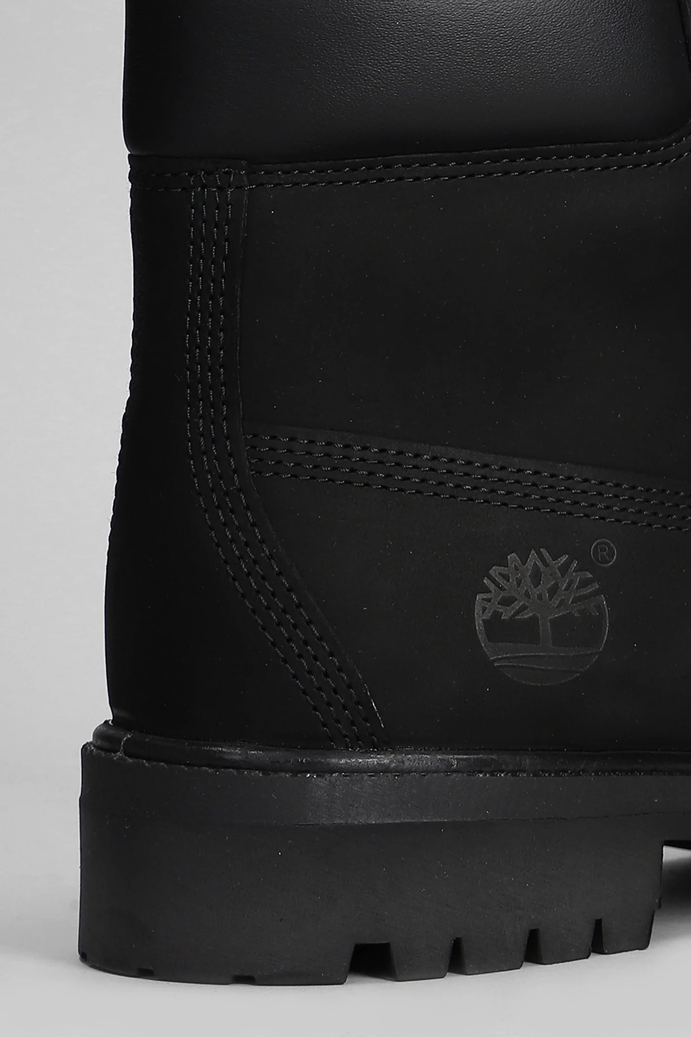 Premium 6 In Lace Combat boots in black nubuck - Image 5