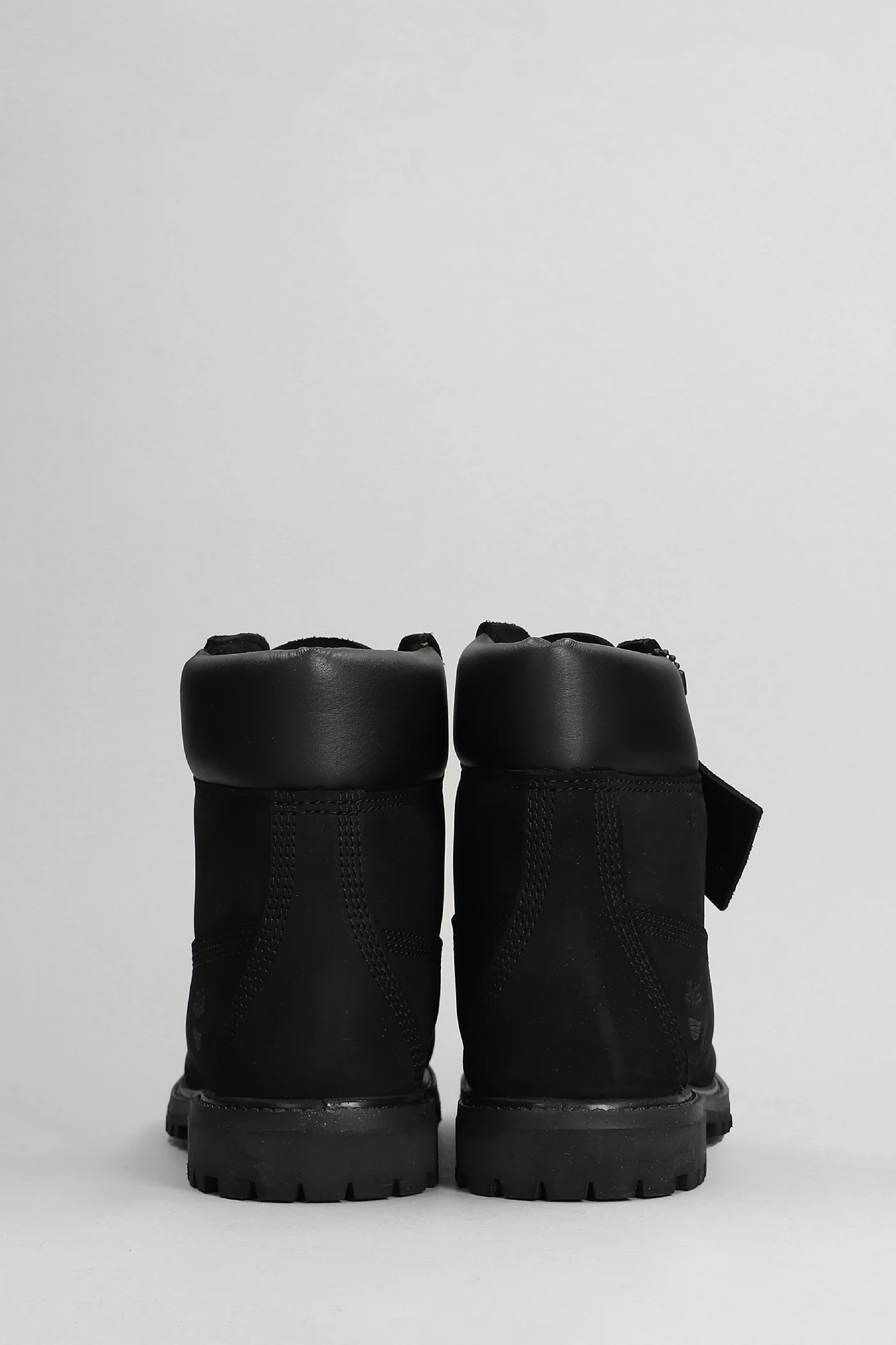 Premium 6 In Lace Combat boots in black nubuck - Image 34