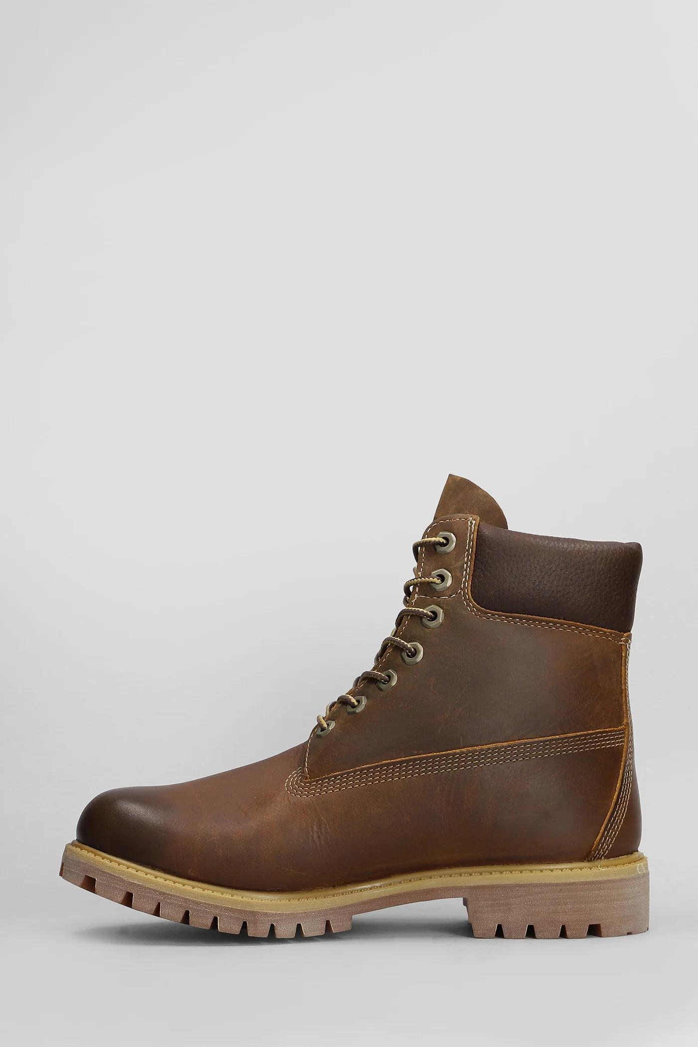 Premium 6 In Lace Combat boots in leather color leather - Image 3