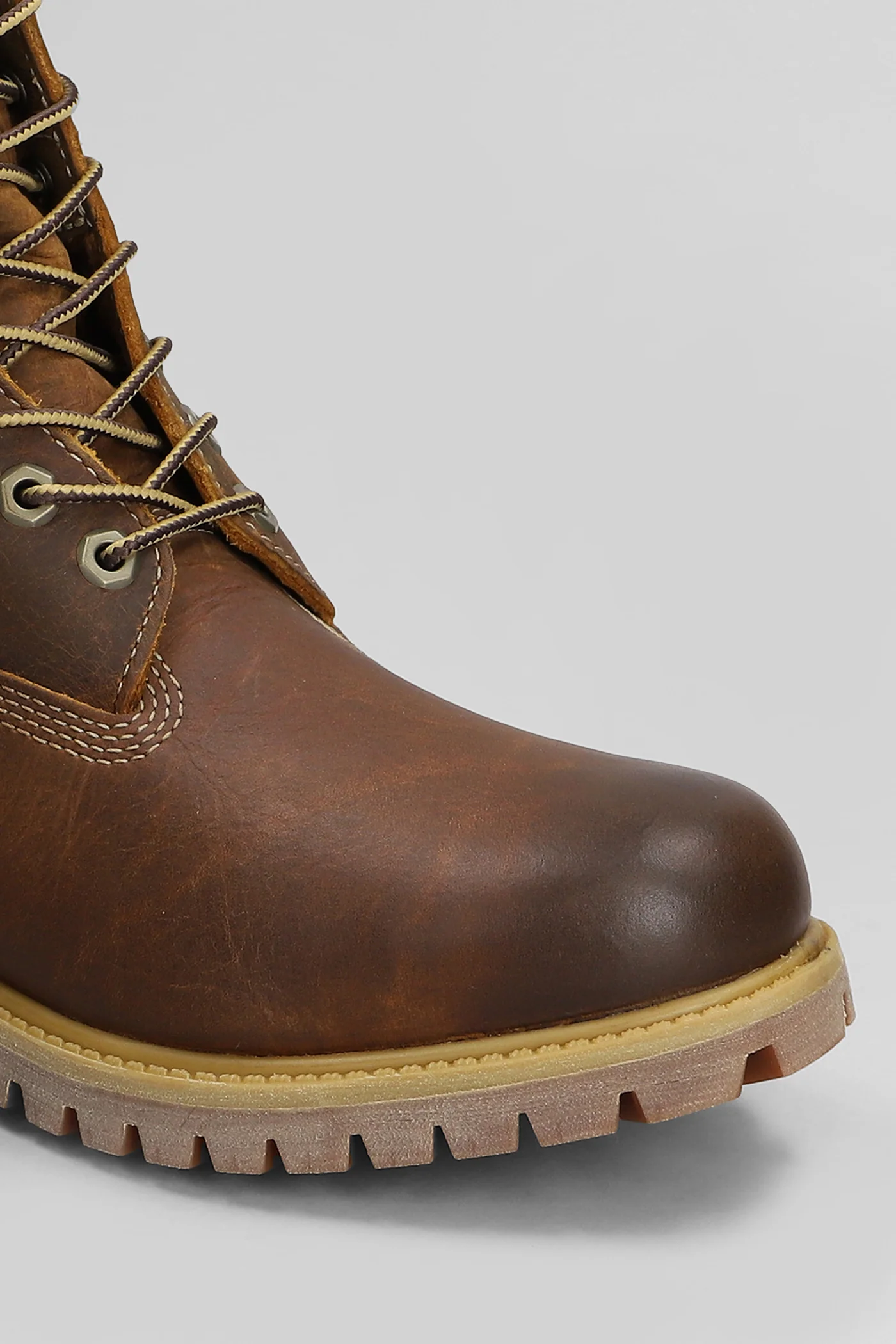 Premium 6 In Lace Combat boots in leather color leather - Image 5