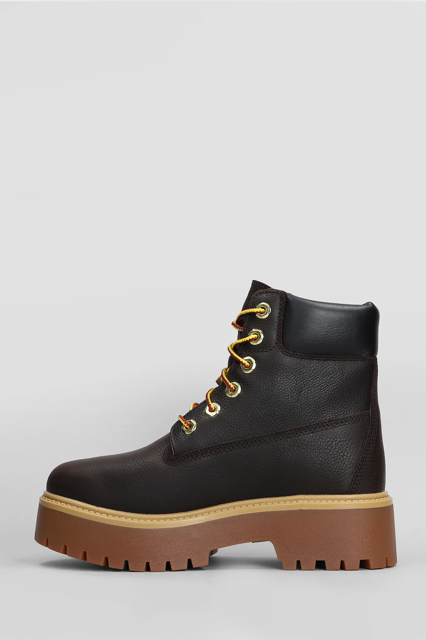 Stone Street 6 Combat boots in brown leather - Image 3
