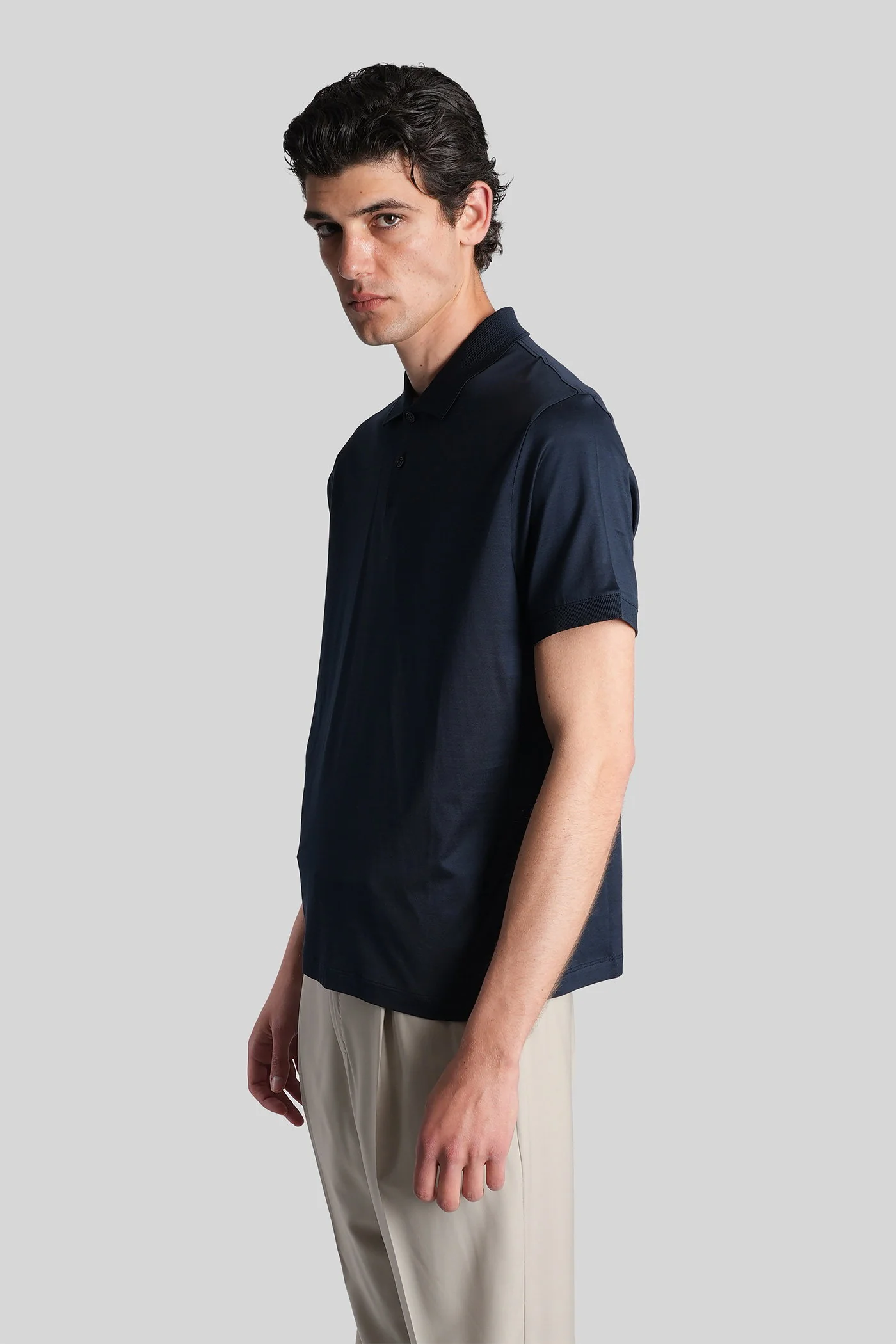 T-Shirt in blue cotton - Image 4