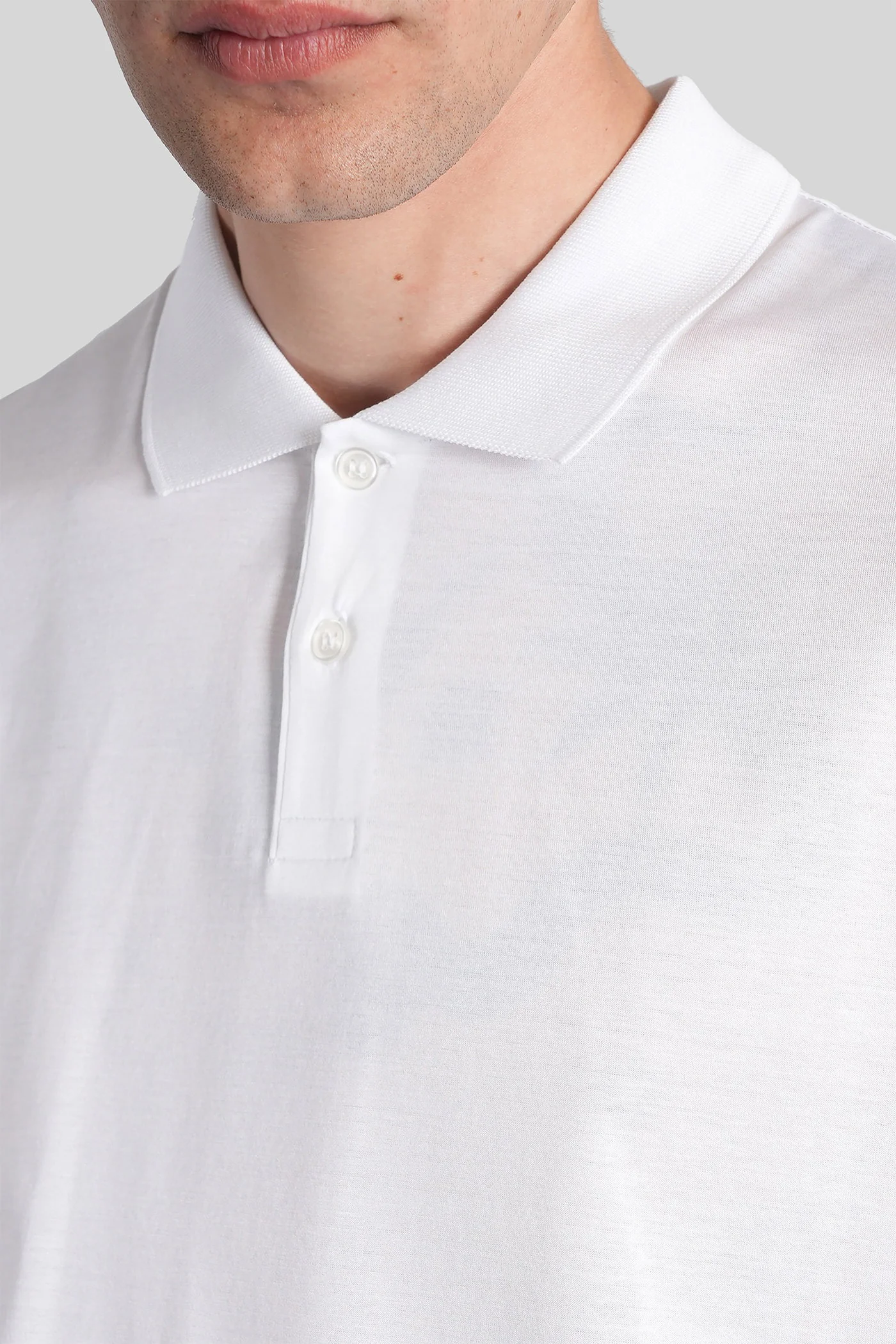 T-Shirt in white cotton - Image 5