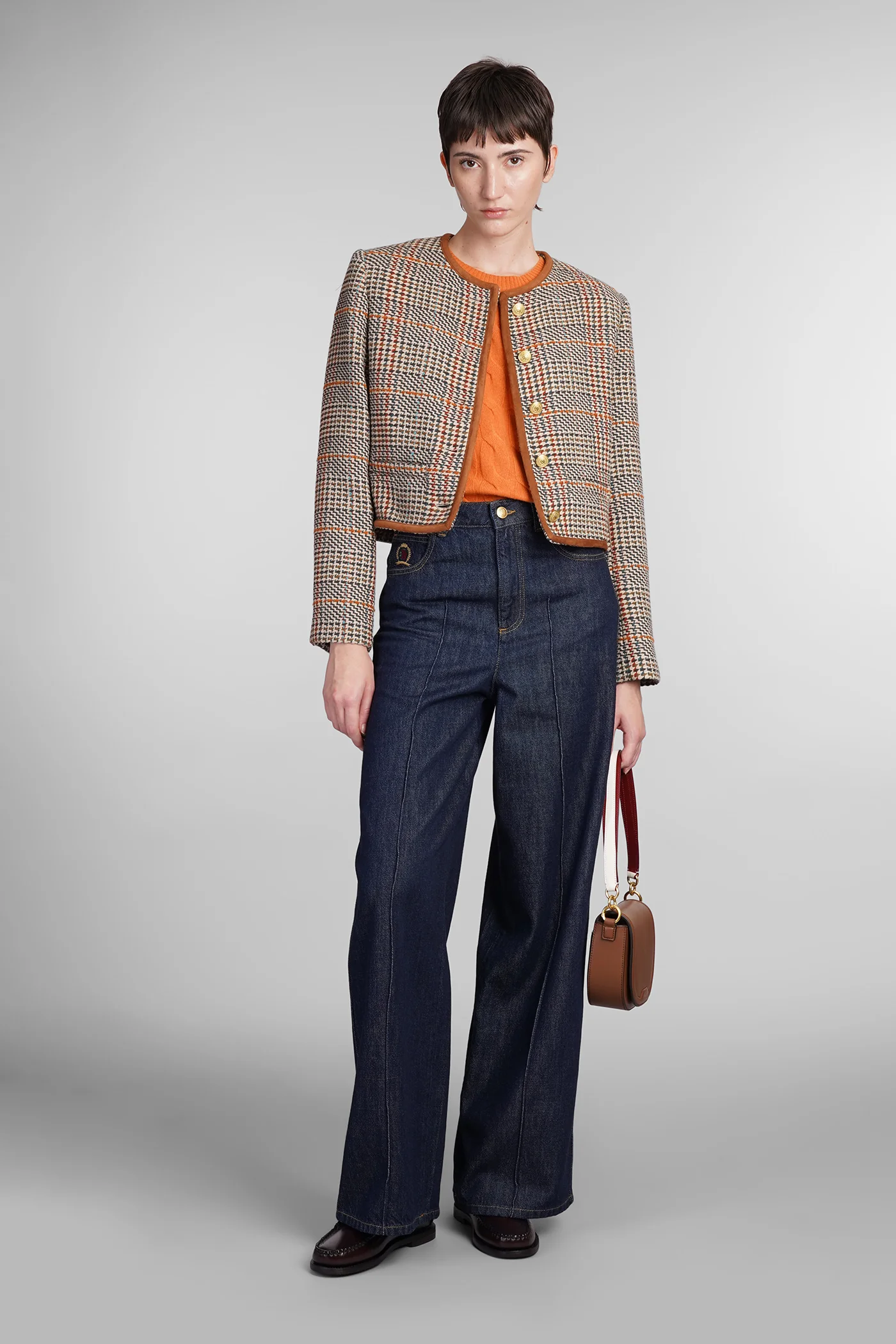Casual jacket in multicolor wool - Image 2