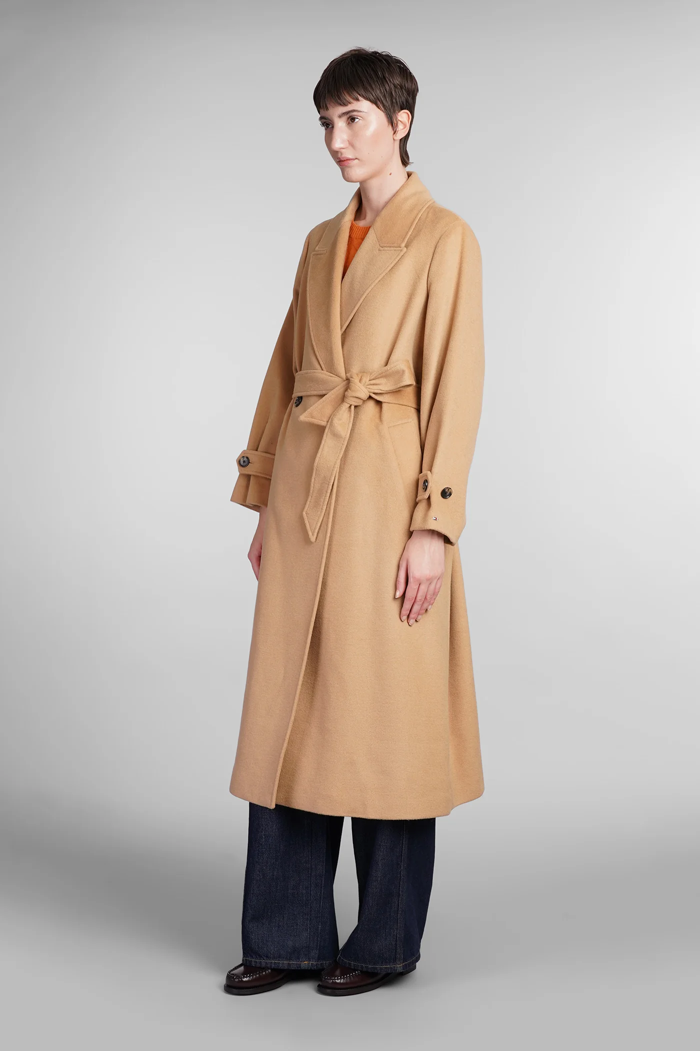 Coat in Camel wool - Image 9