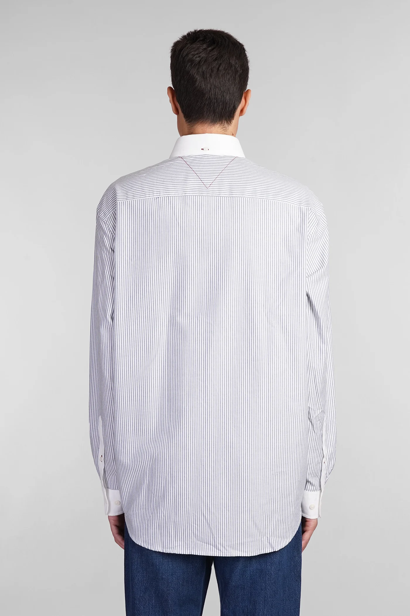 Shirt in white cotton - Image 3