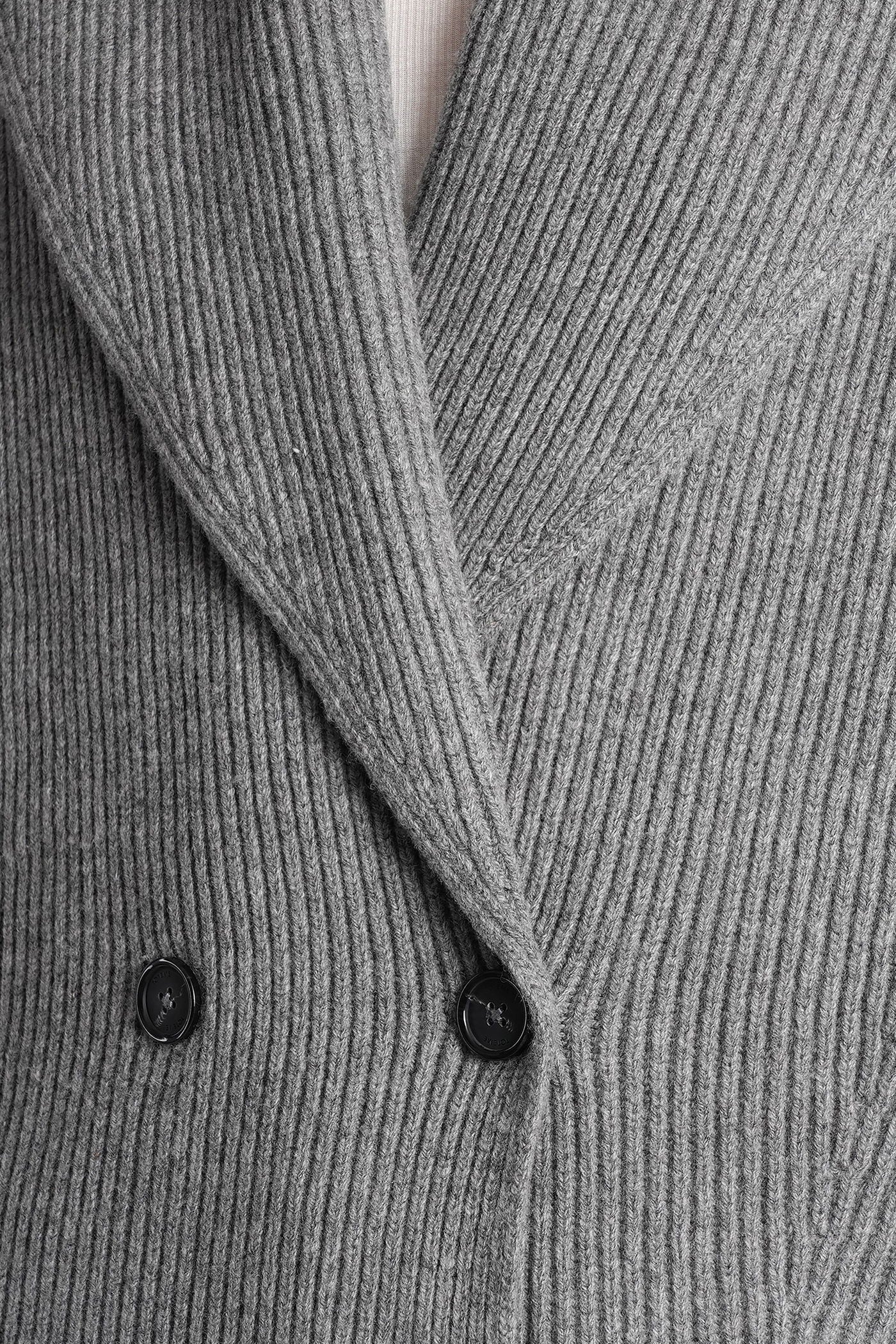 Cardigan in grey wool - Image 5