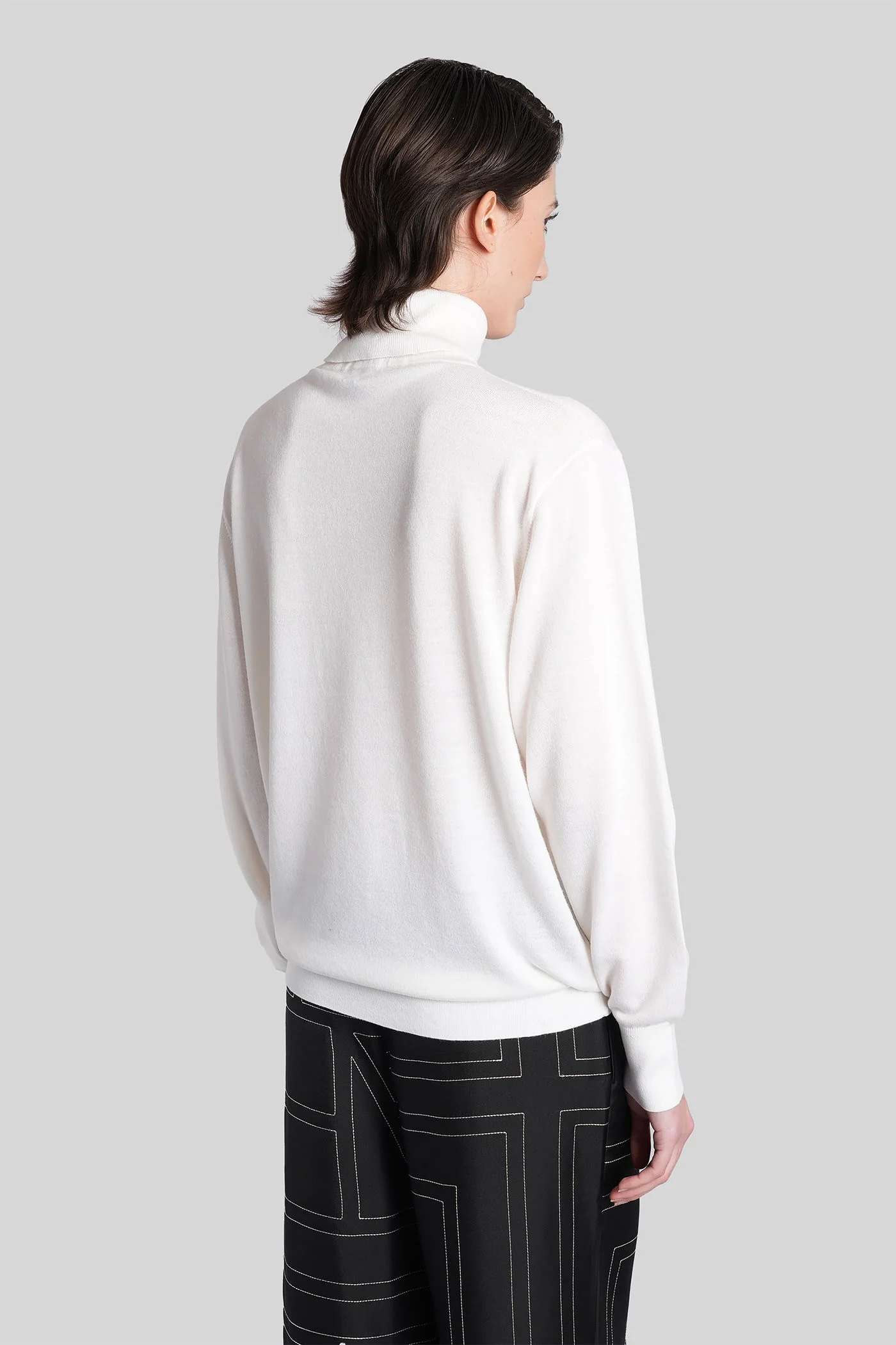 Knitwear in beige wool - Image 3