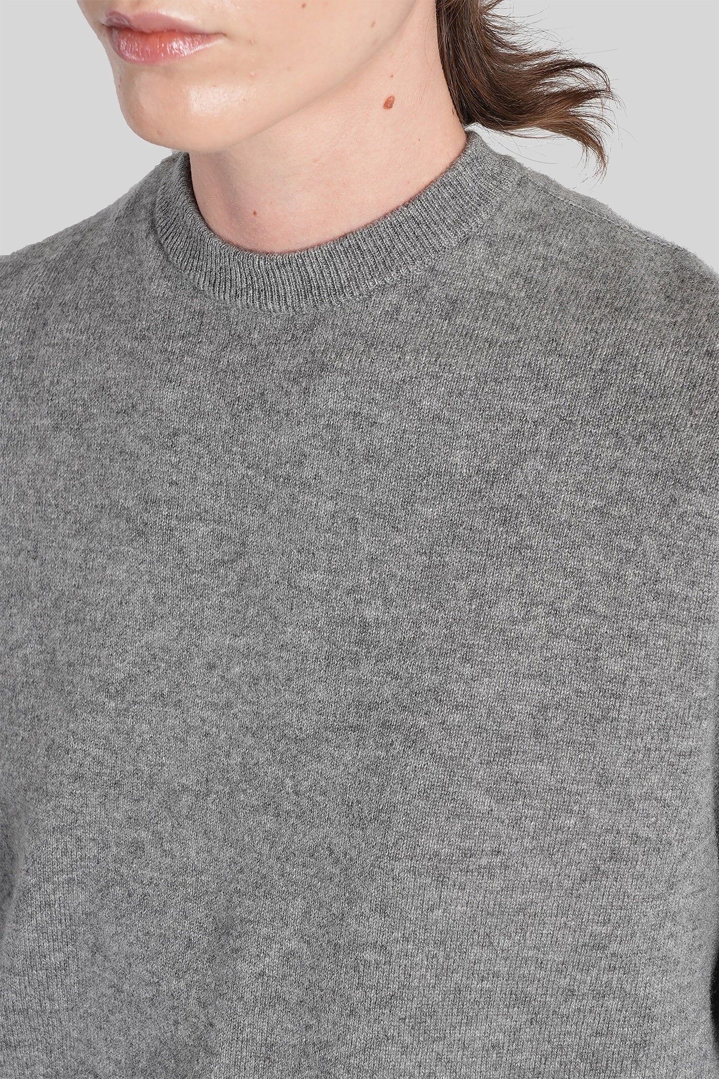 Knitwear in grey cashmere - Image 5