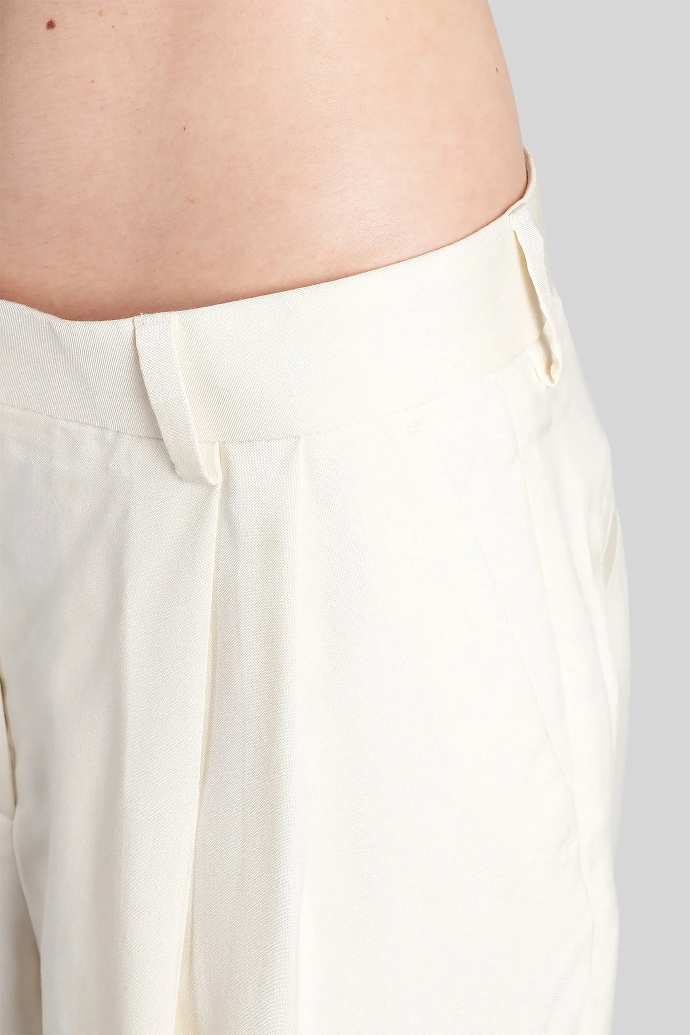 Pants in beige viscose - Image 5