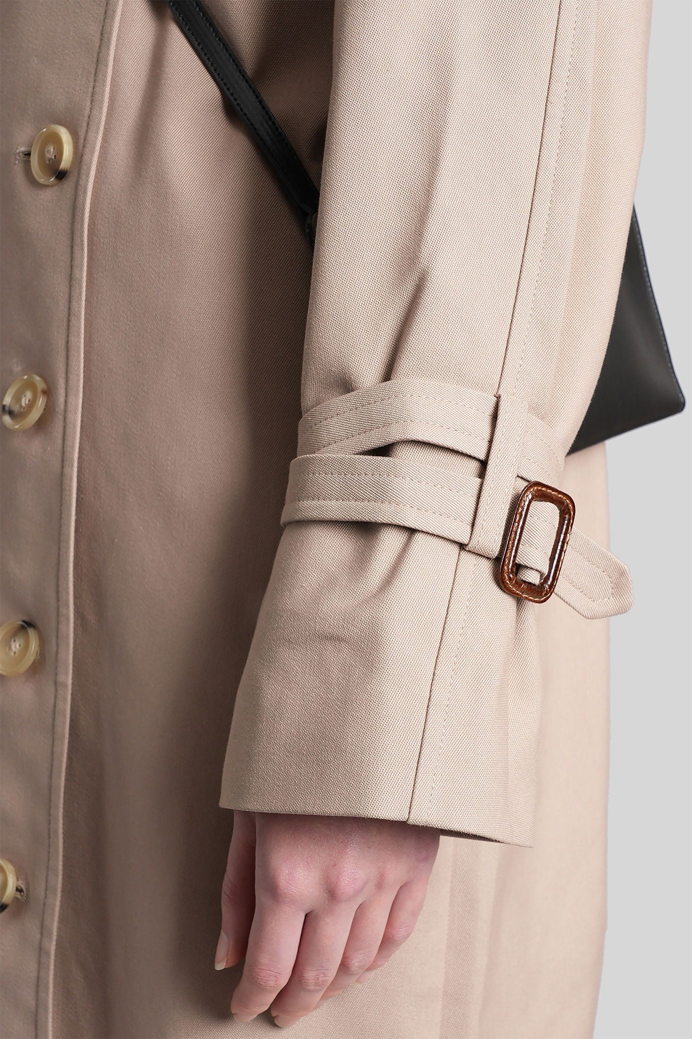 Trench in beige cotton - Image 5