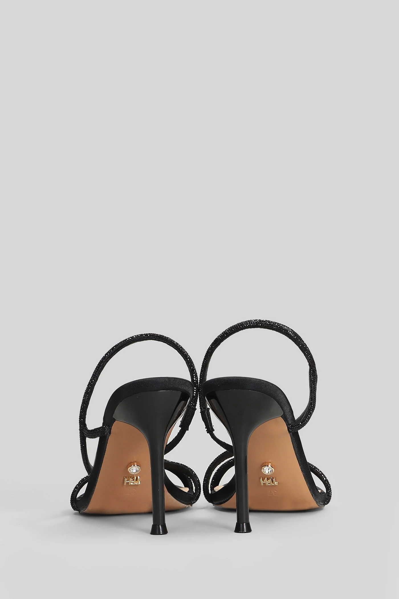 Flamenco Sandals in black leather - Image 4
