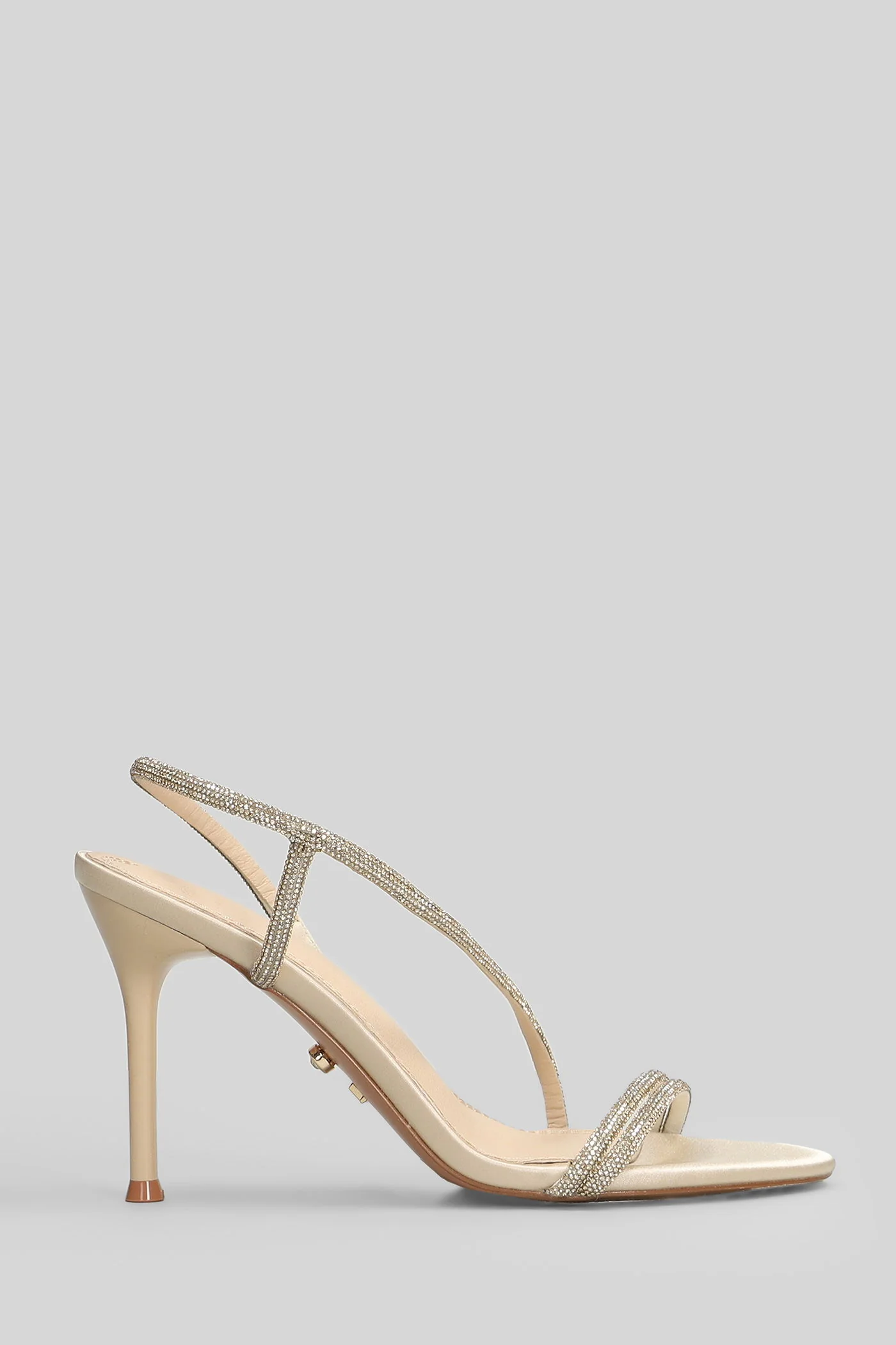 Flamenco Sandals in gold leather