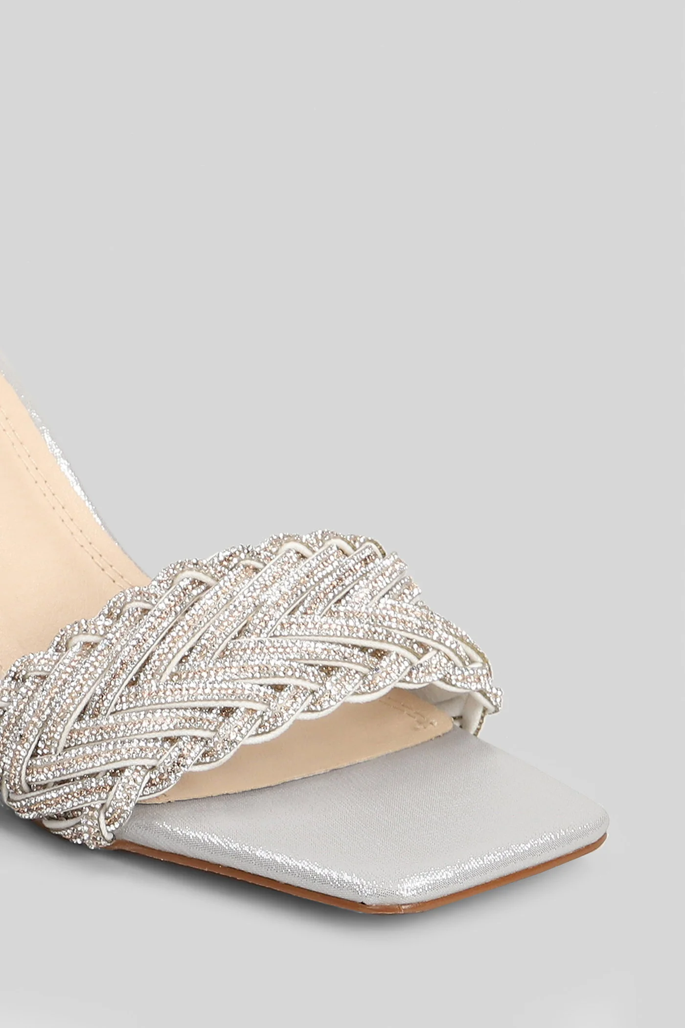 Sorgeta Sandals in silver leather - Image 5
