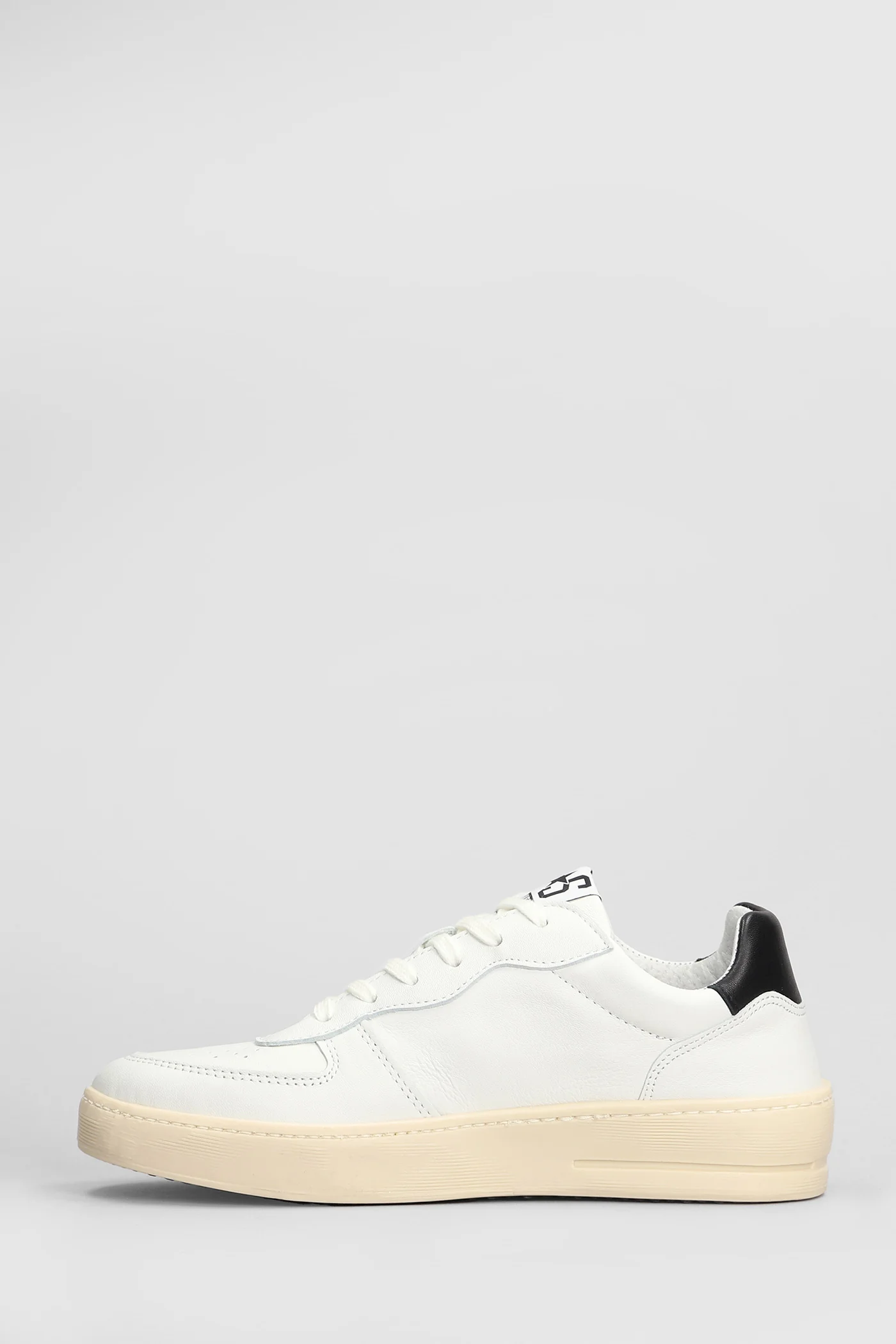 Sneakers in white leather - Image 3