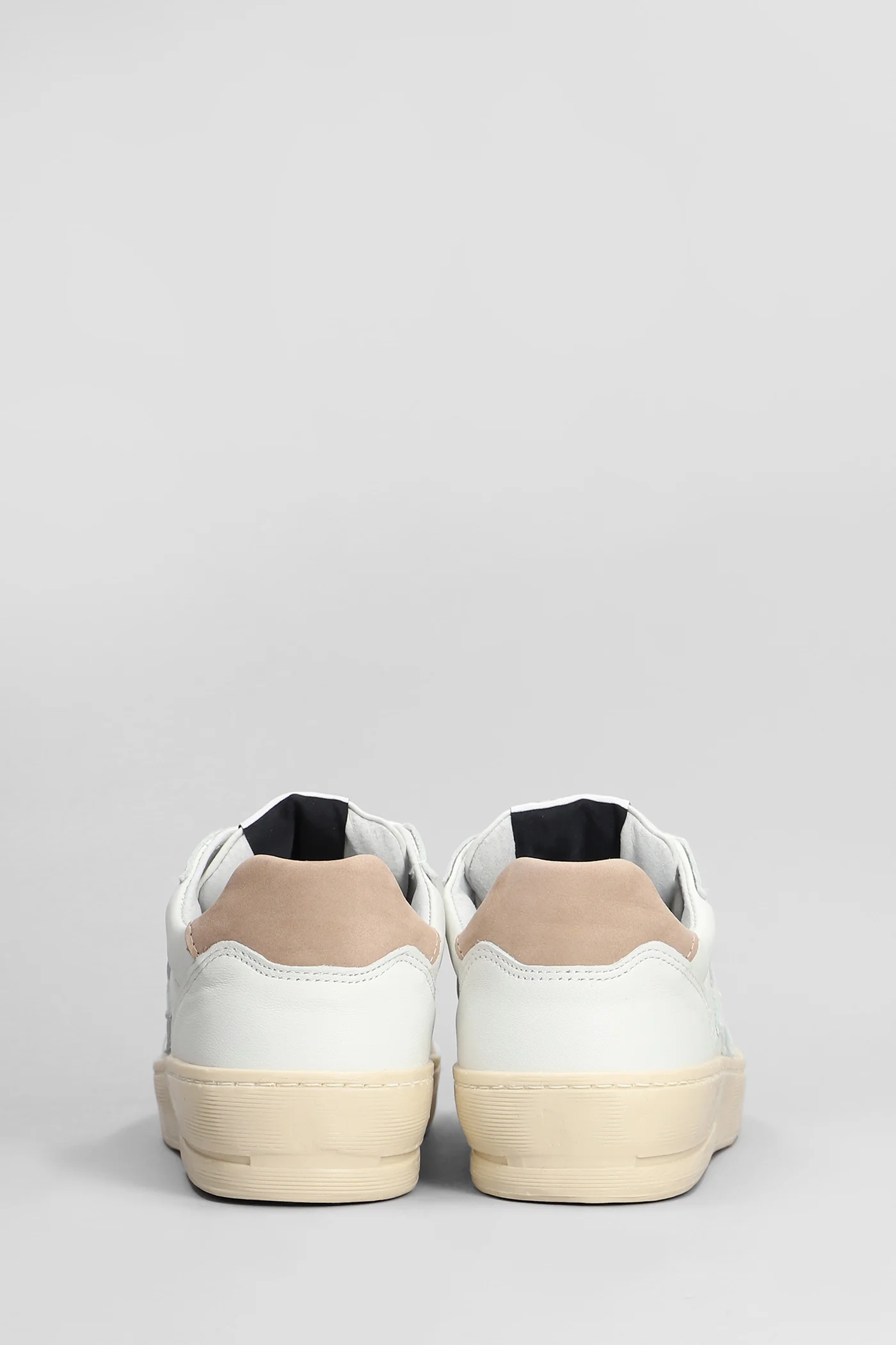 Sneakers in white suede and leather - Image 54