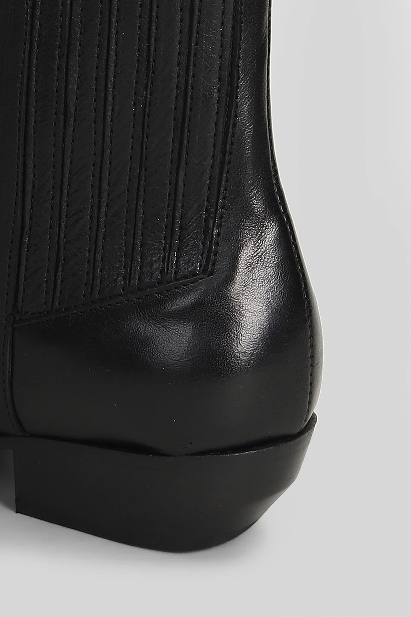 texan Ankle boots in black leather - Image 5