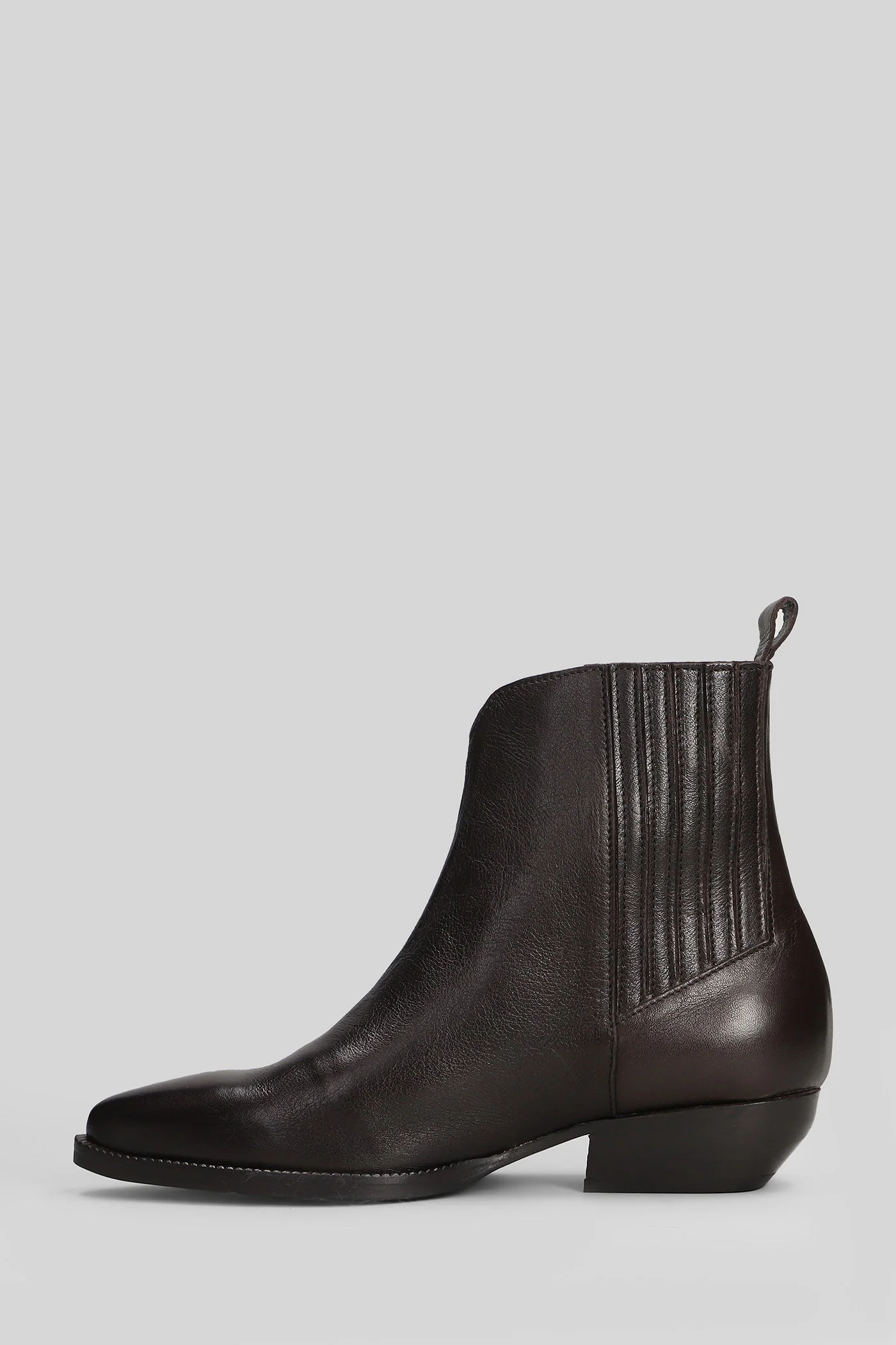 texan Ankle boots in dark brown leather - Image 3